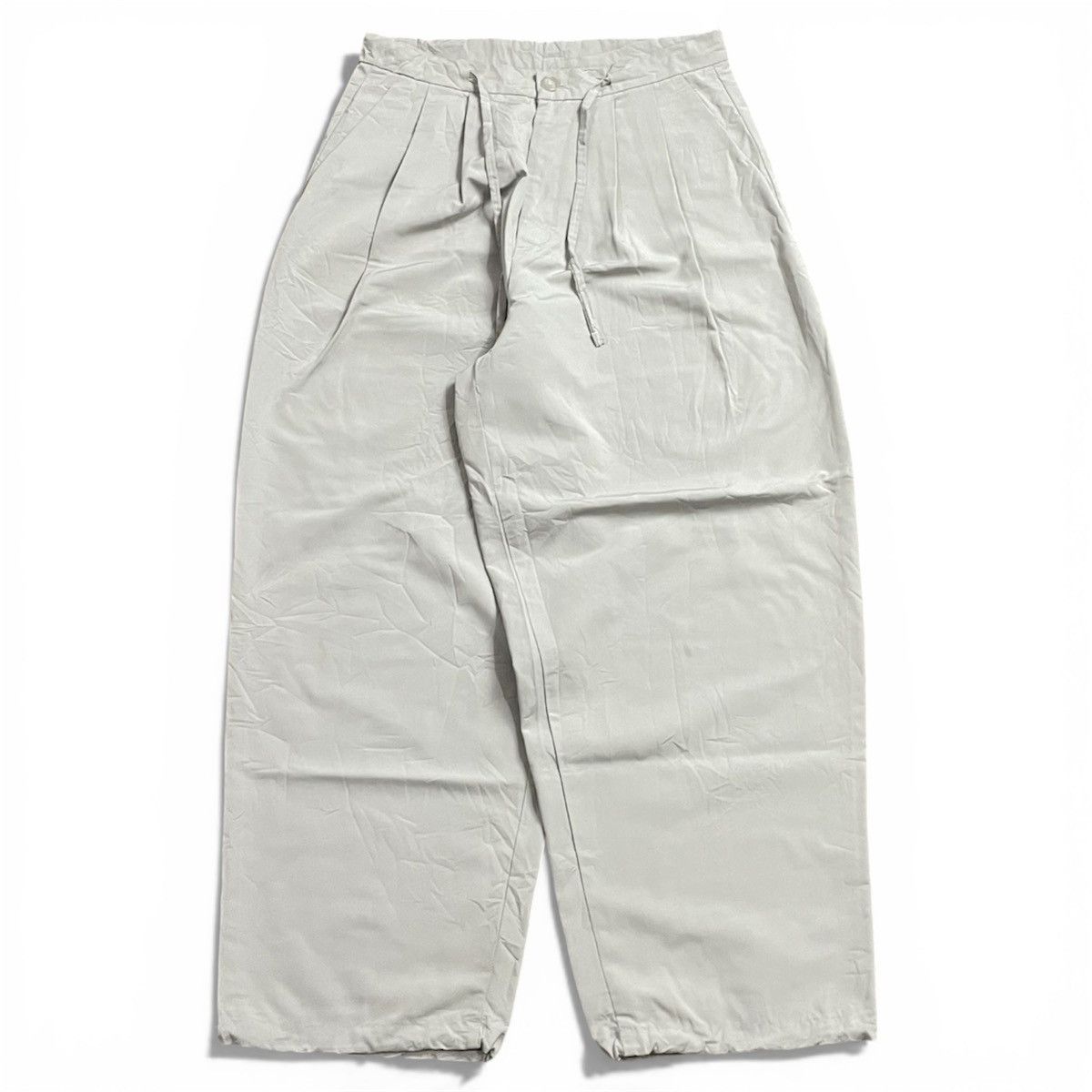 Yohji Yamamoto Sketch baggy nylon pants Size US 32 / EU 48 - 1 Thumbnail