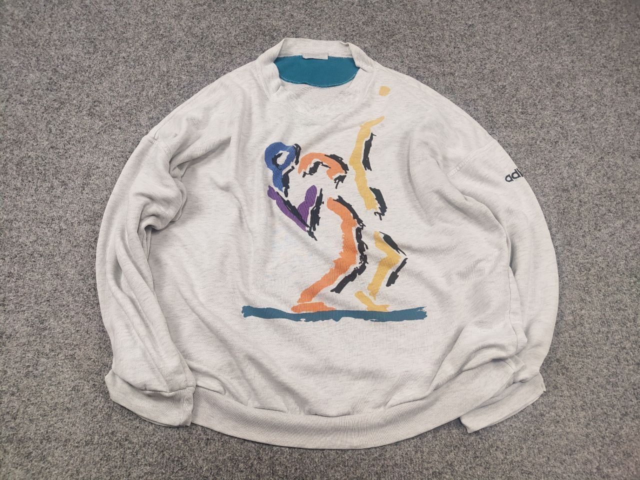 Adidas Rare Vintage 90's Adidas Atp Tour Tennis Big Logo Sweatshirt Size US L / EU 52-54 / 3 - 2 Thumbnail