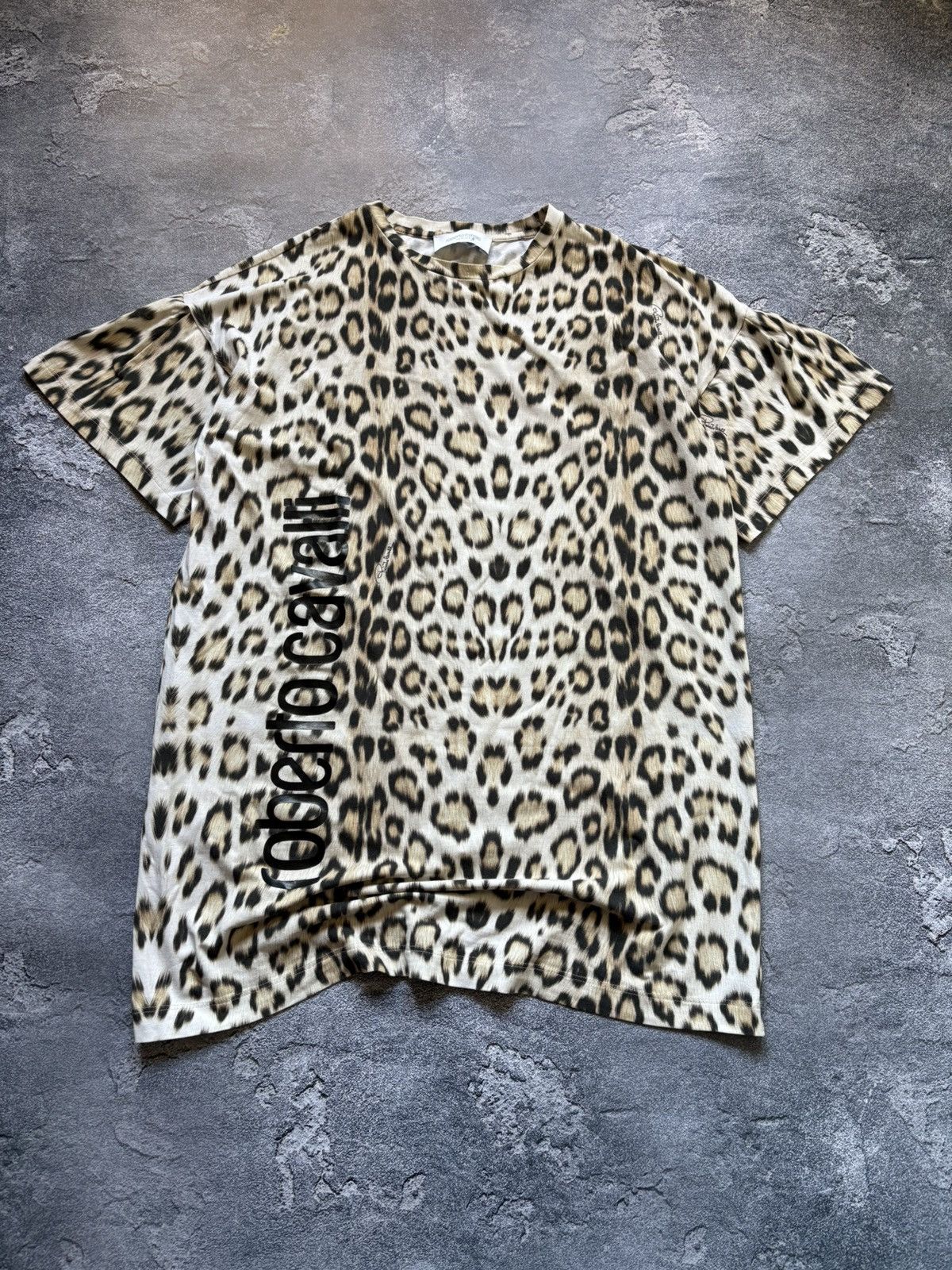 Roberto Cavalli Vintage Roberto Cavalli Luxury Leopard Pattern T Shirt Y2K Size S / US 4 / IT 40 - 2 Thumbnail