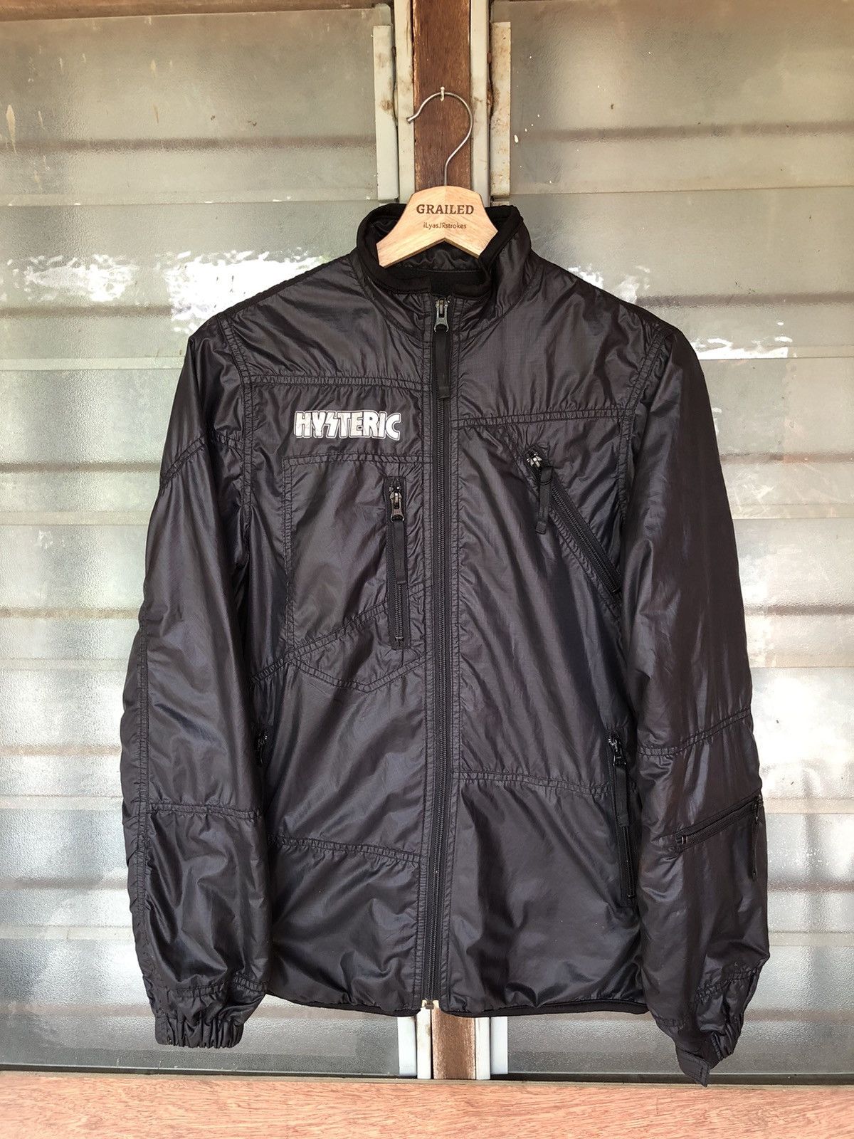Hysteric Glamour Vintage Hysteric Glamour Nylon Khaki Jacket Rare Size US S / EU 44-46 / 1 - 1 Thumbnail