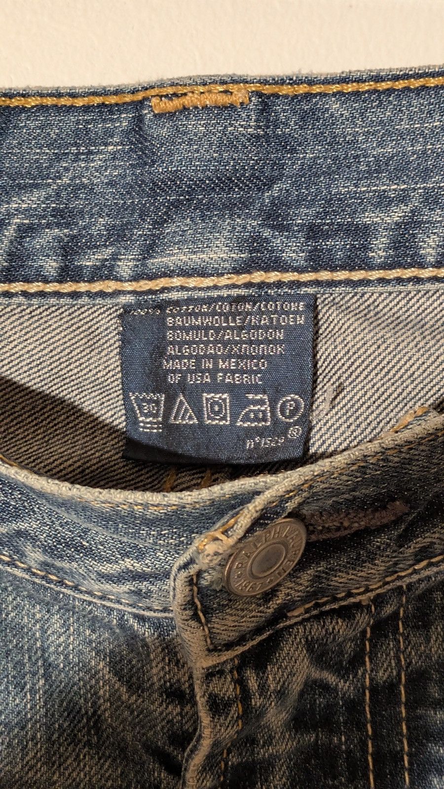 Polo Ralph Lauren 👖 Polo Ralph Lauren Jeans – Light Blue Wash Size US 36 / EU 52 - 3 Thumbnail