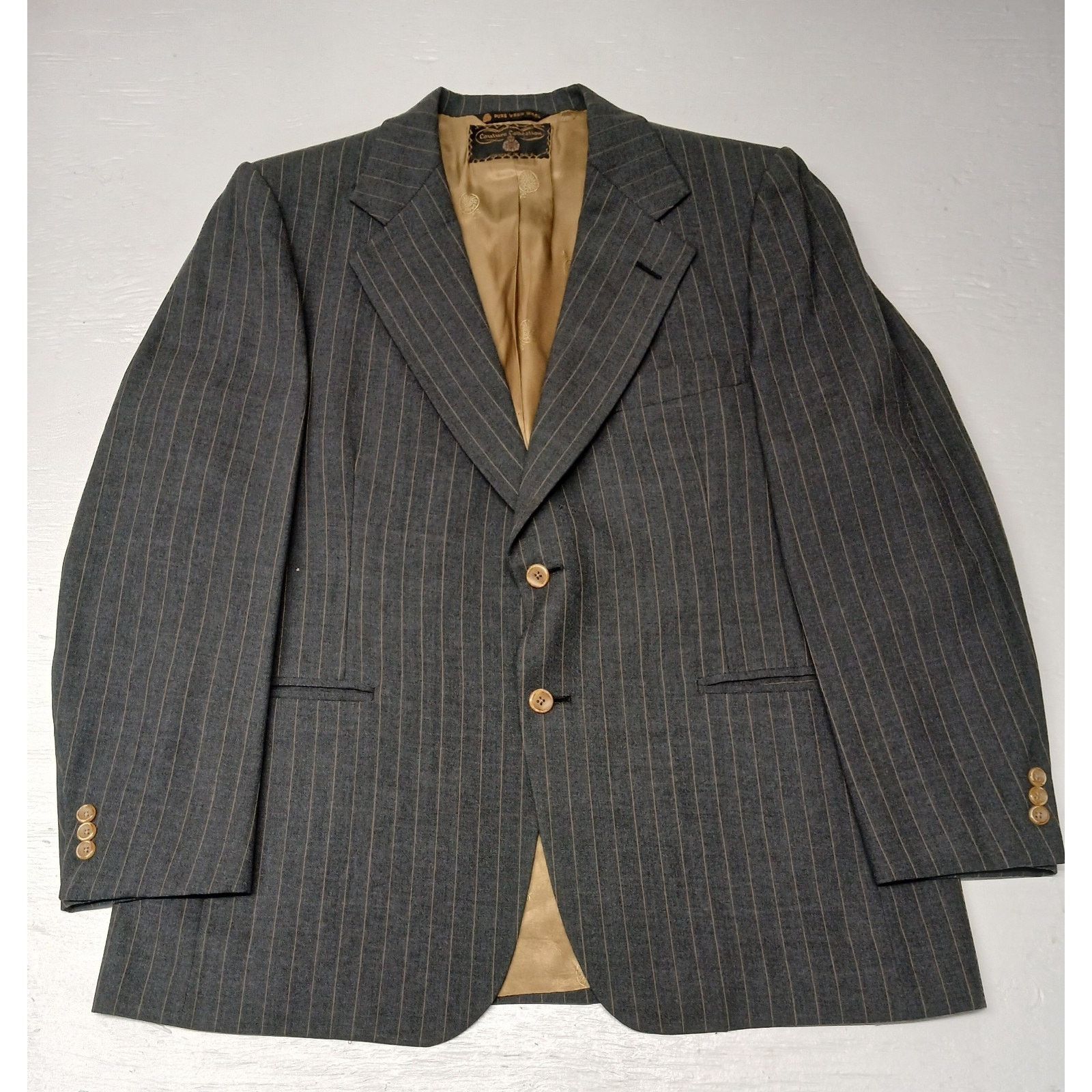 Other Cotoure (No Size) Mens Charcoal Collection Pure Wool Blazer Size 42R - 4 Thumbnail