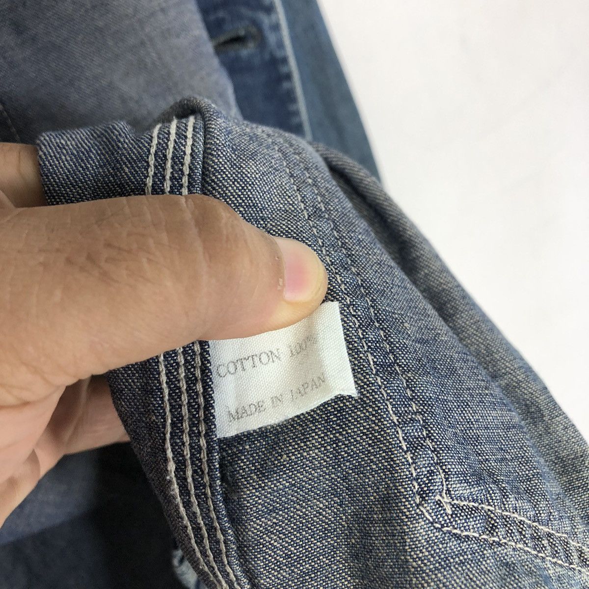 Japanese Brand × Vintage Bohemian Deeptone Sanforized Denim Japan Worker Jacket Size US M / EU 48-50 / 2 - 7 Thumbnail