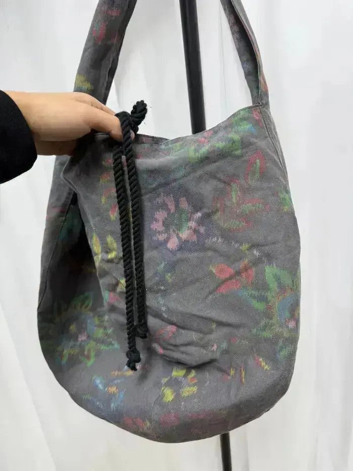 Yohji Yamamoto Yohji Yamamoto Y's Flower Print Shoulder Ba