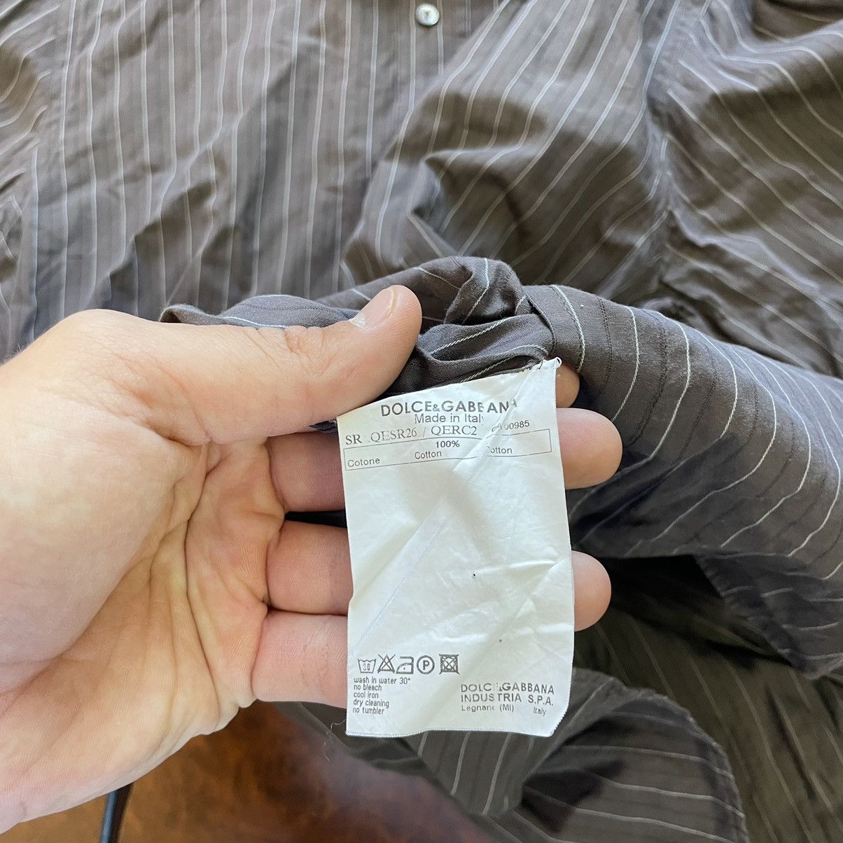 Dolce & Gabbana × Vintage DOLCE GABBANA SHIRT Button Up classic flannel old money Size US M / EU 48-50 / 2 - 5 Thumbnail