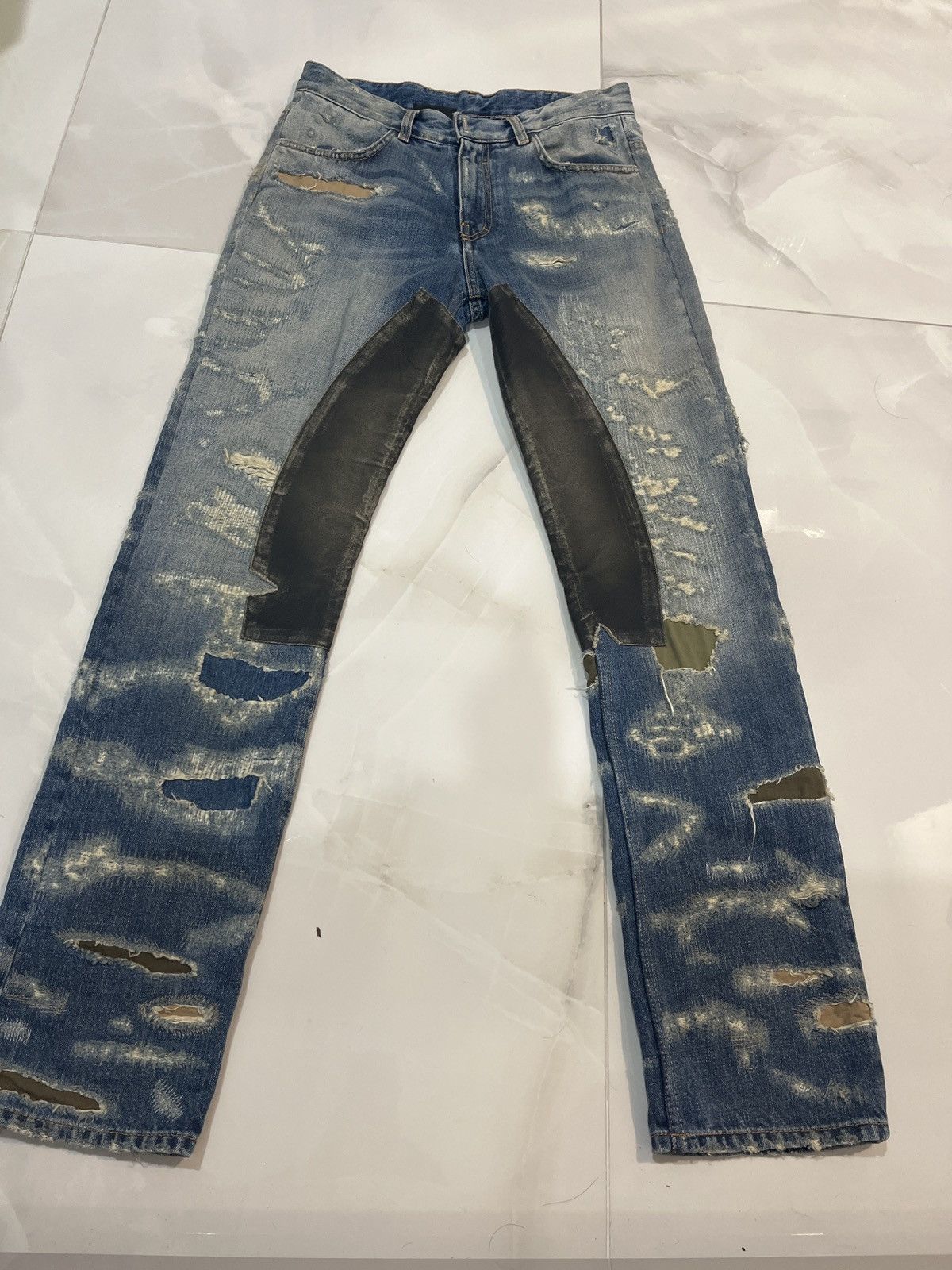 Givenchy Givenchy M.M.W Boro Jeans Size US 30 / EU 46 - 1 Thumbnail