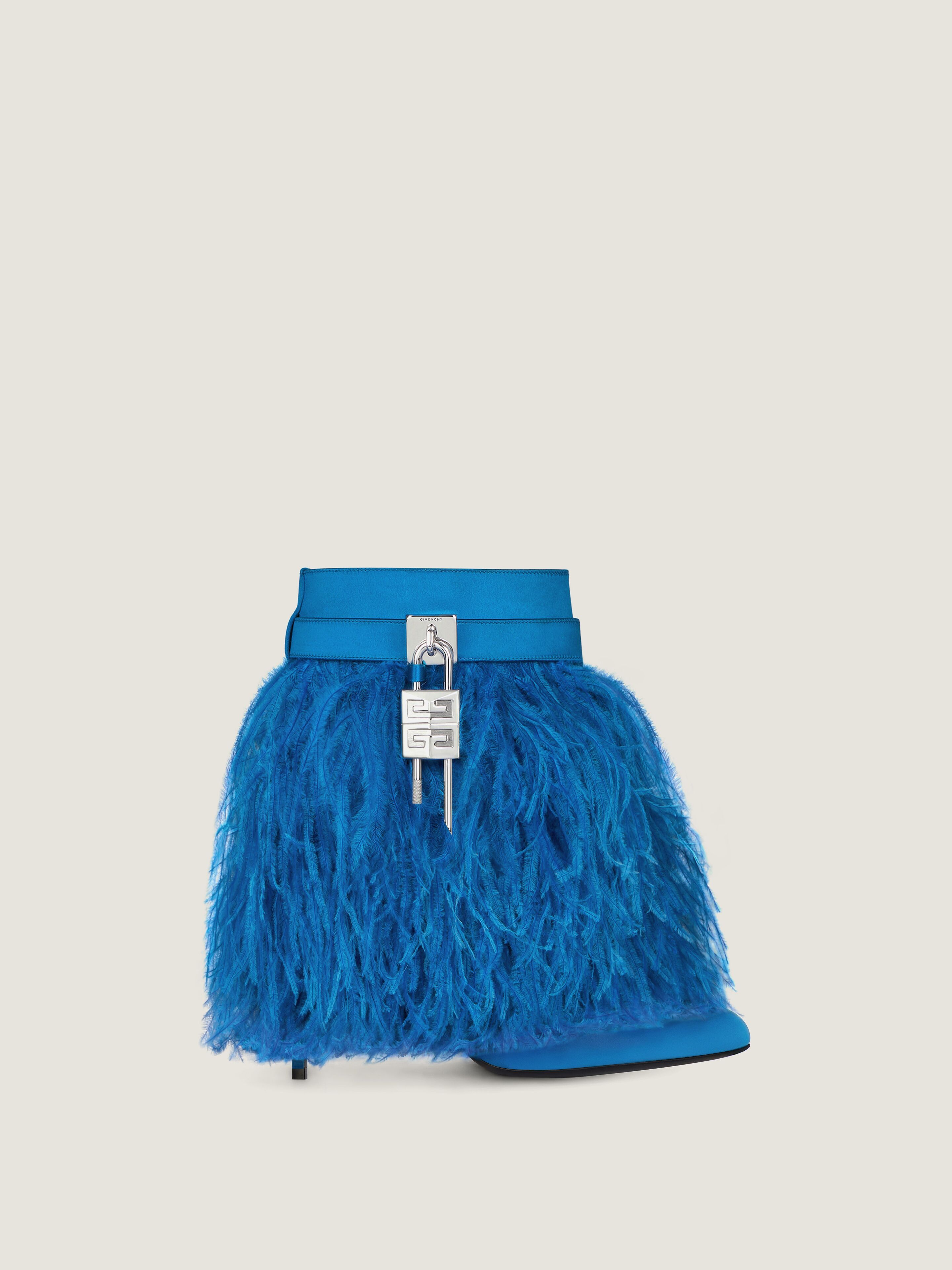 Givenchy o1srvl11e0925 Shark Lock Stiletto Ankle Boots in Blue Size US 8 / IT 38 - 1 Thumbnail