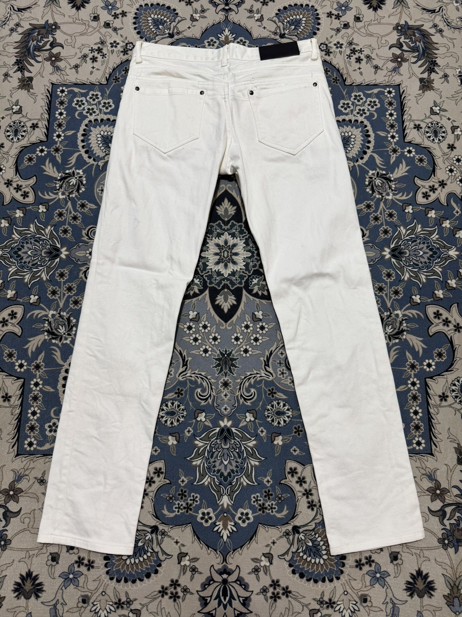 Diet Butcher Slim Skin × Japanese Brand Japanese Brand Diet Butcher Slim Skin White Skinny Jeans Size US 32 / EU 48 - 2 Thumbnail