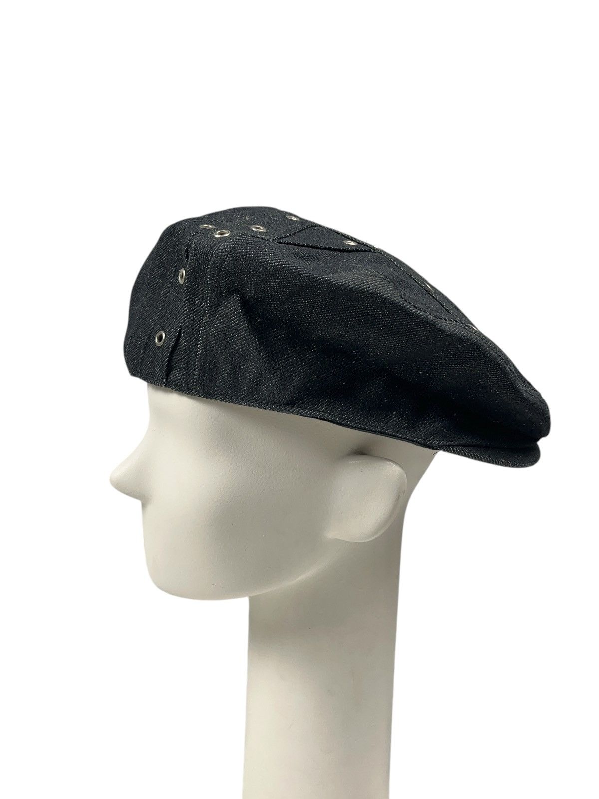 Japanese Brand × Vintage Vintage Denim Hat with Eyelets Reworked Style Japanese Size ONE SIZE - 6 Thumbnail