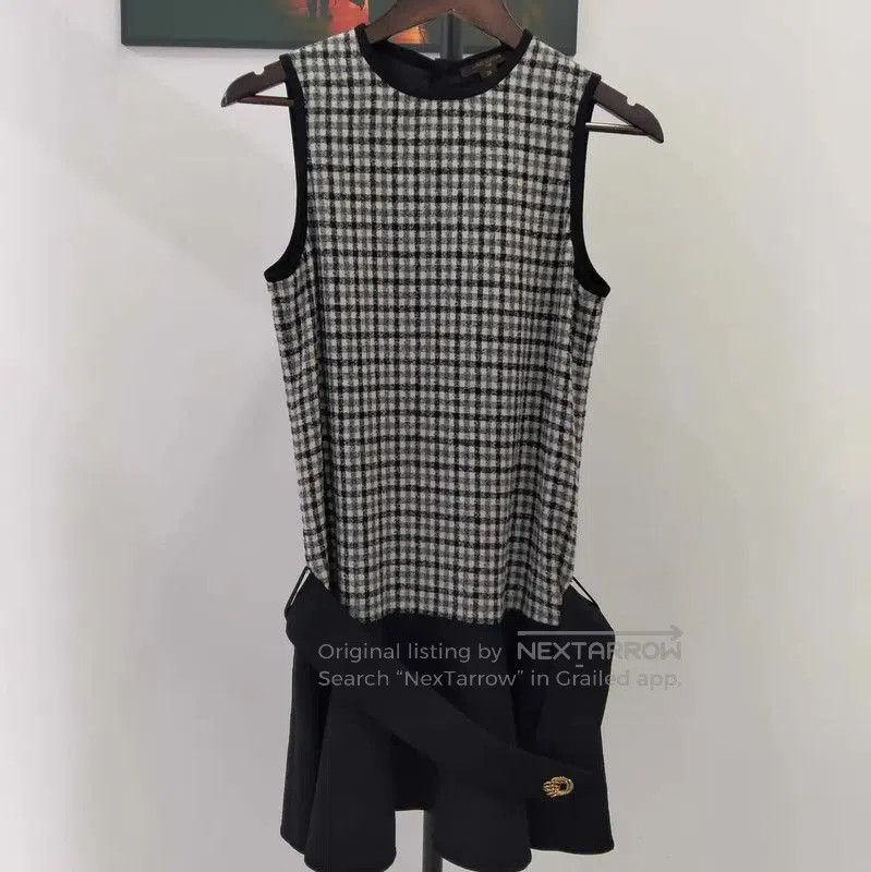 Louis Vuitton Louis Vuitton Black Patterned Women's Dress . Size M / US 6-8 / IT 42-44 - 1 Thumbnail