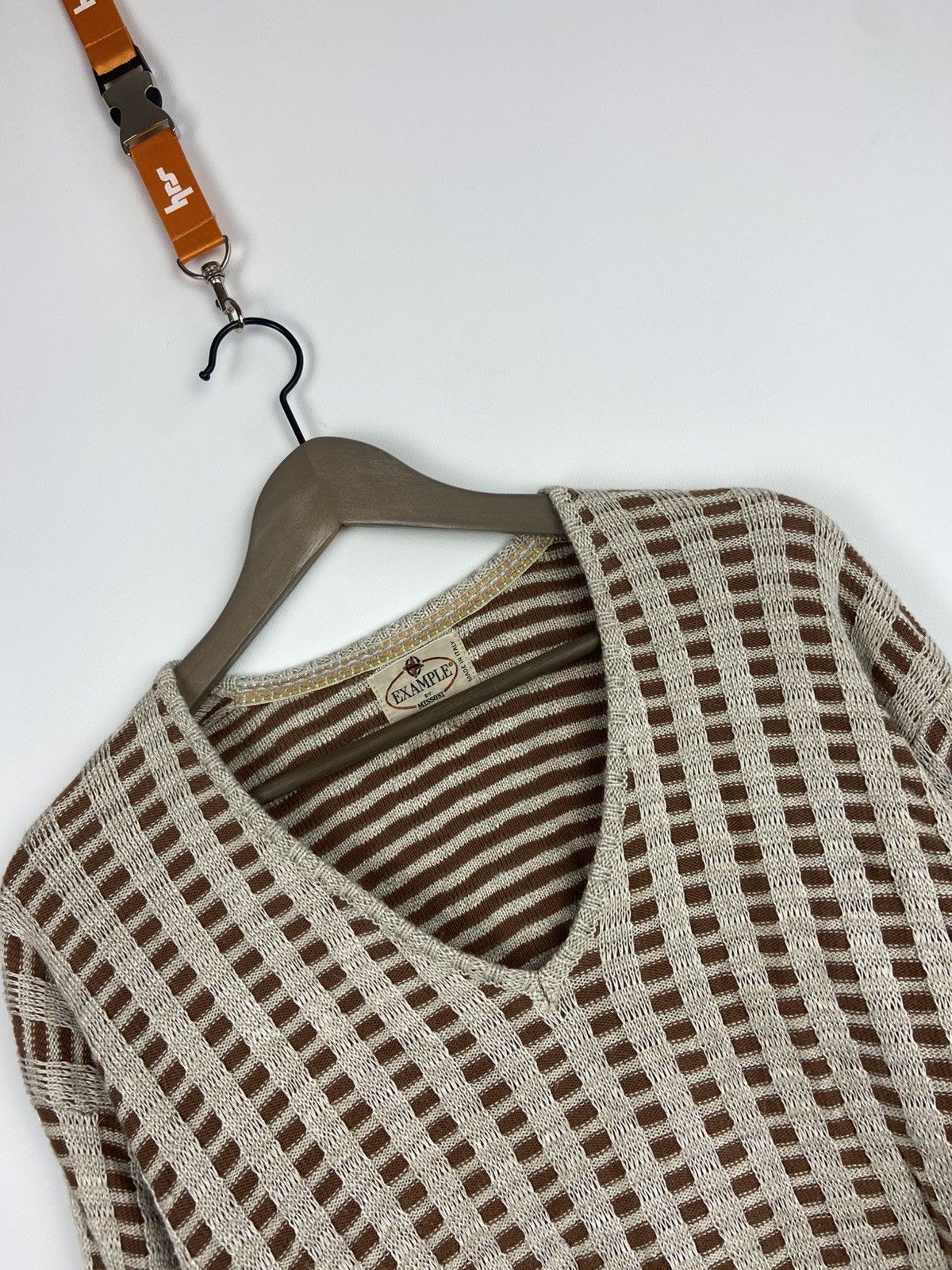 Missoni Vintage Example by Missoni Men's V-Neck Long Sleeve Sweater Size US M / EU 48-50 / 2 - 9 Thumbnail
