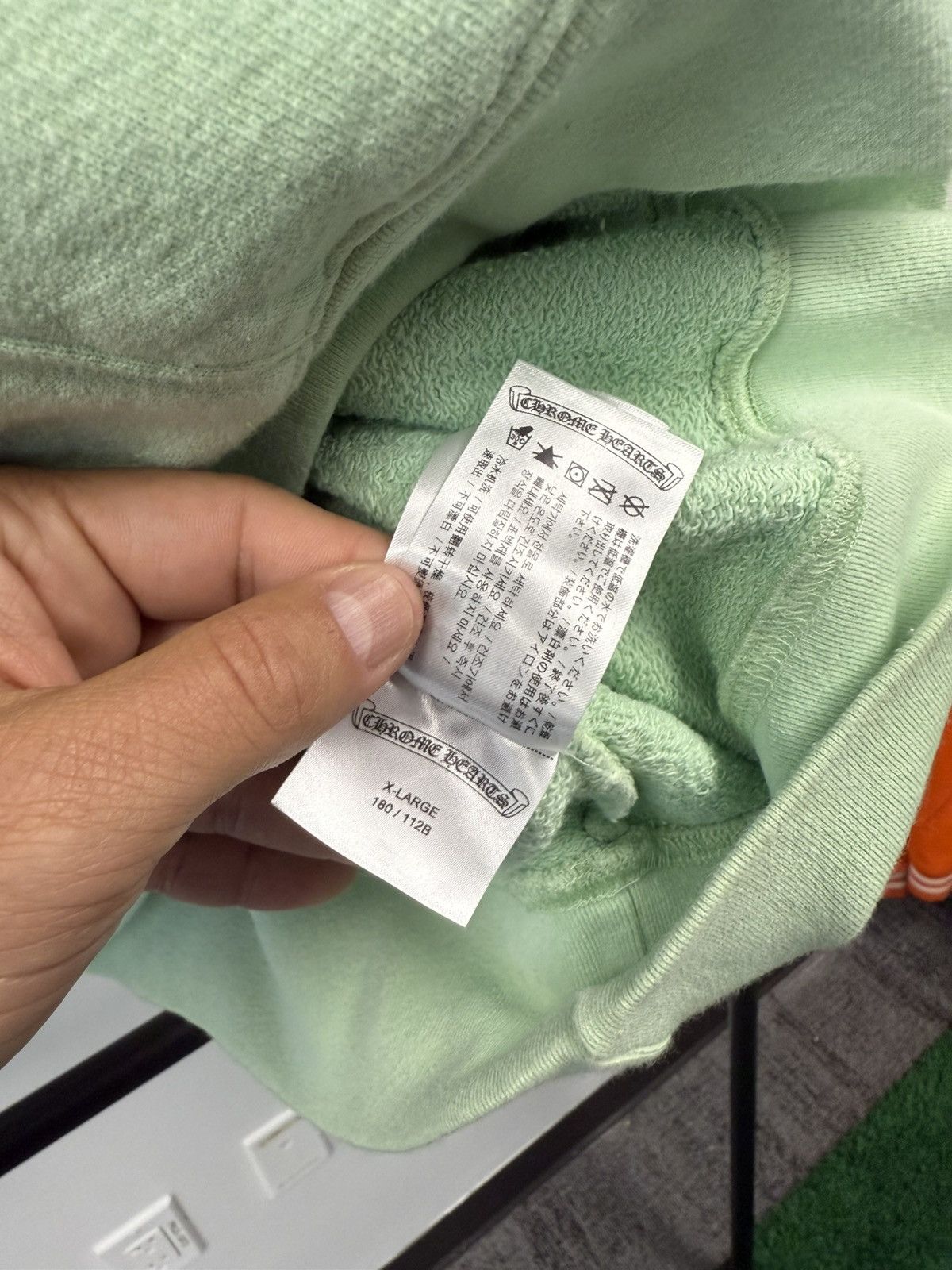Chrome Hearts Chrome Hearts x Matty Boy "Lust" Mint Green Hoodie - XL Size US XL / EU 56 / 4 - 12 Thumbnail