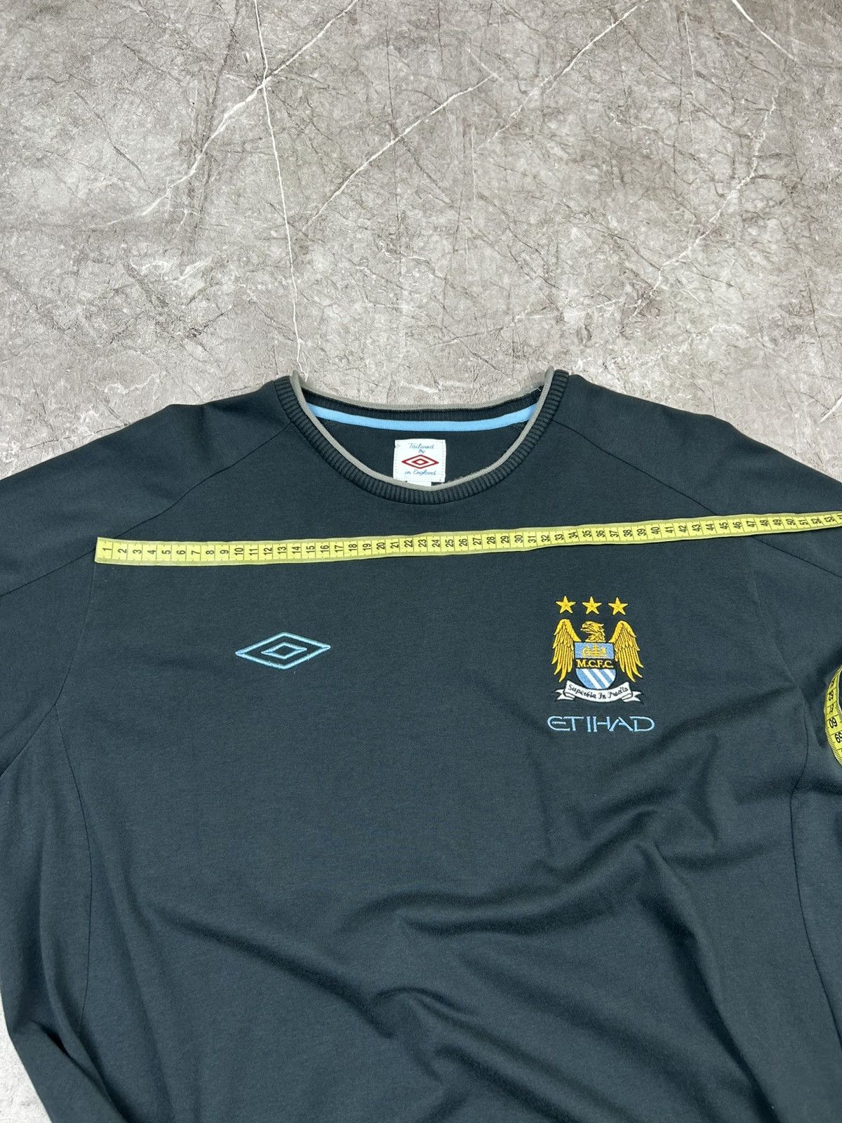 Umbro Umbro 2012-2013 Manchester city long sleeve away jersey Size US XXL / EU 58 / 5 - 11 Thumbnail