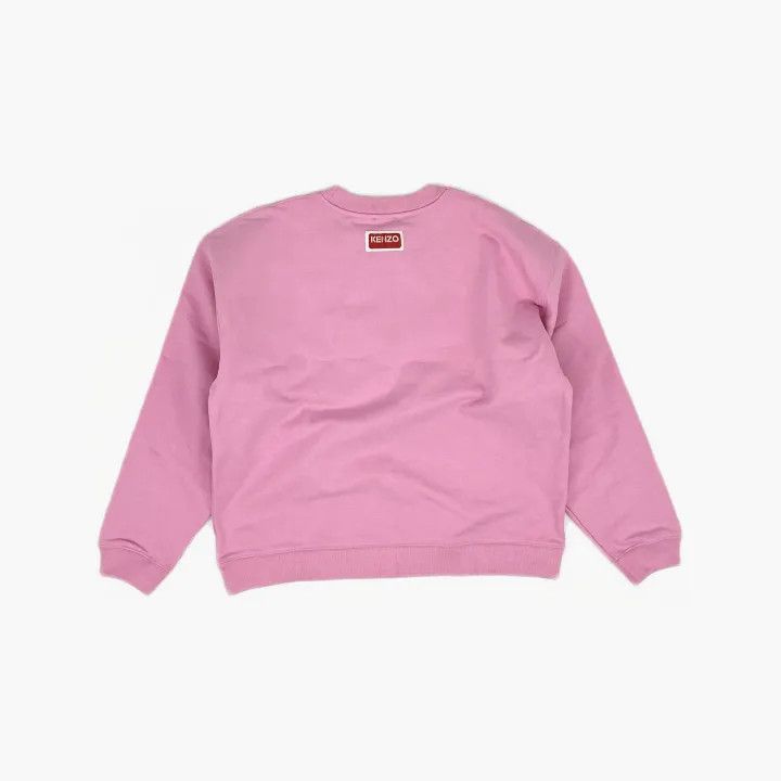 Kenzo KENZO Floral Logo Pink Long Sleeve Sweatshirt -2507 Size M / US 6-8 / IT 42-44 - 2 Thumbnail