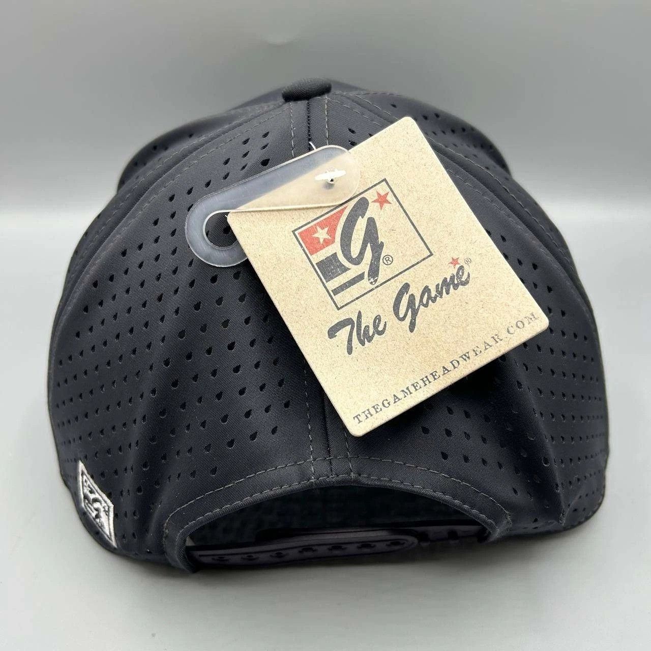 The Game The Game Hat Men Black Gray Blank Plain Snap Back Cap New Size ONE SIZE - 8 Thumbnail