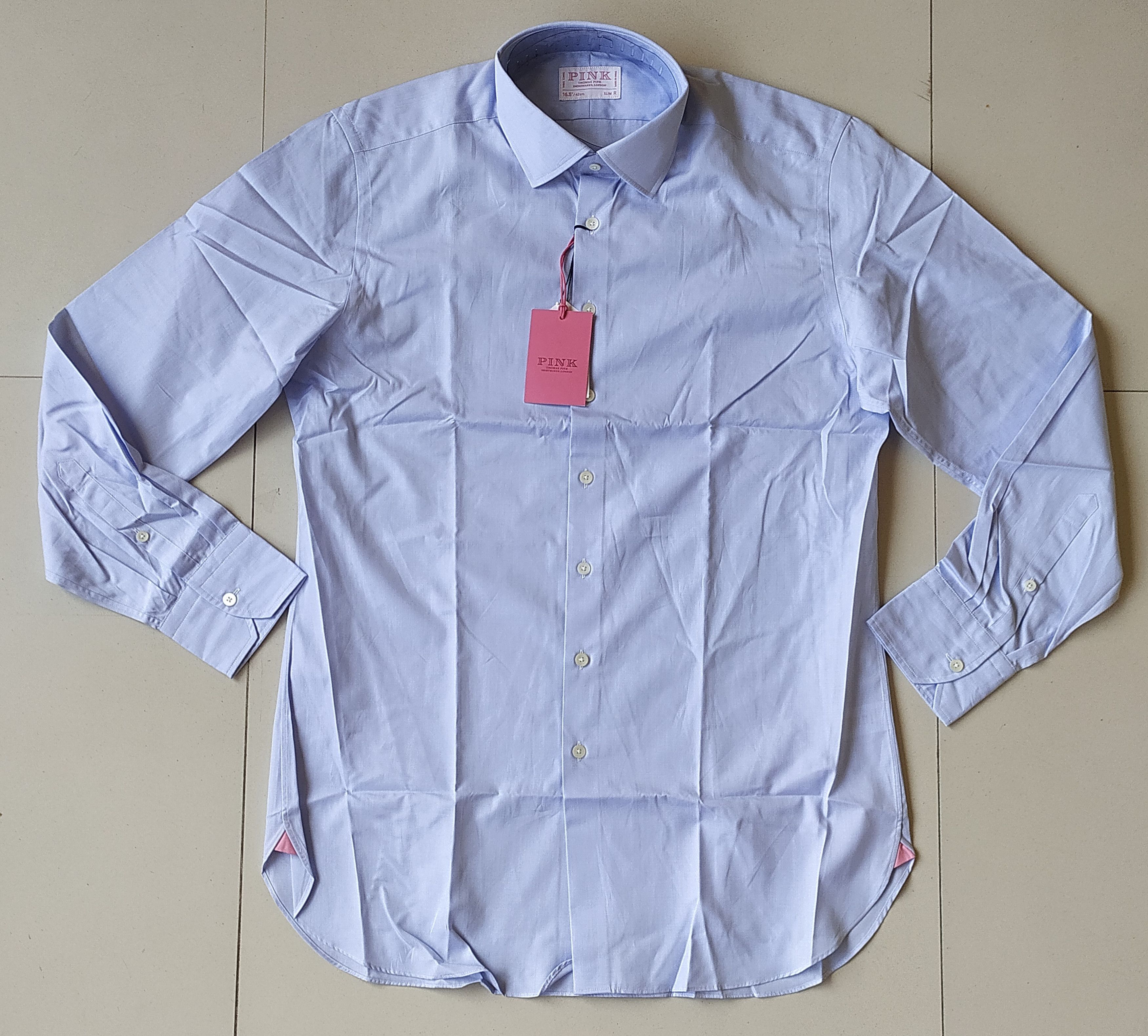 Thomas Pink Thomas Pink Formal End on End Shirt Free Shipping T/133 Size US L / EU 52-54 / 3 - 2 Thumbnail