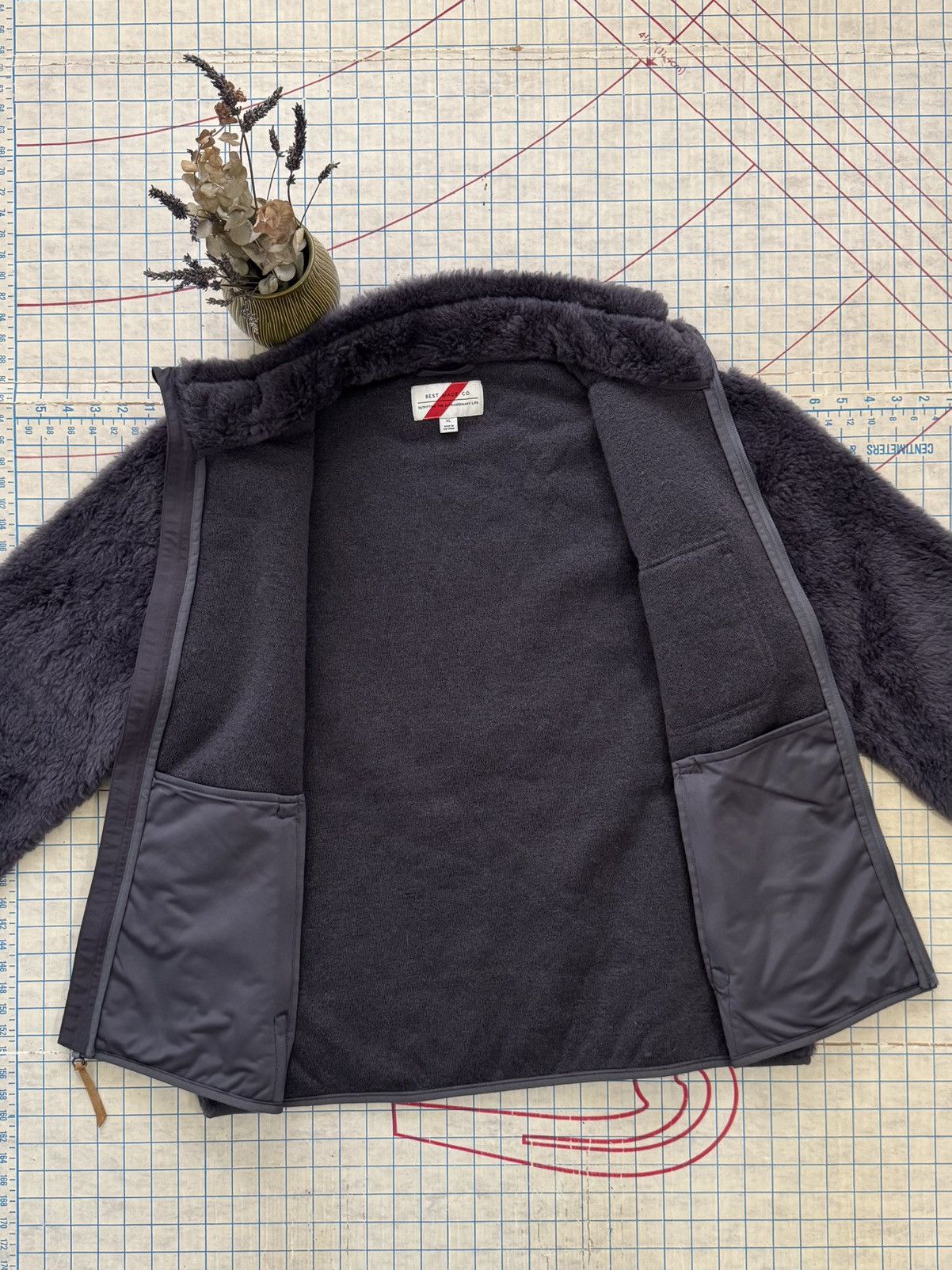 Best Made Co. Best Made Co. Wool Sherpa Fleece Full Zip Jacket XL Mens Size US XL / EU 56 / 4 - 7 Thumbnail