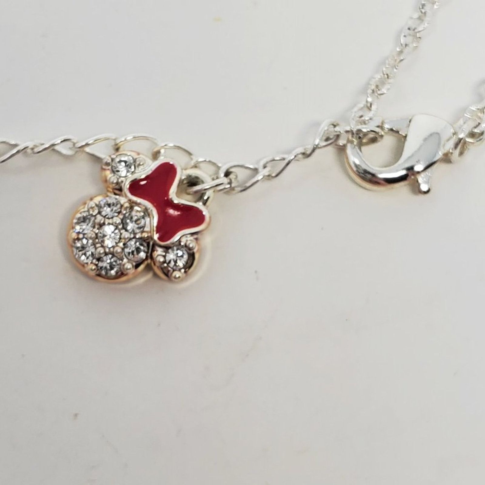 Disney Disney Minnie Mouse Polka Dot Initial A Enamel Necklace Size ONE SIZE - 10 Thumbnail
