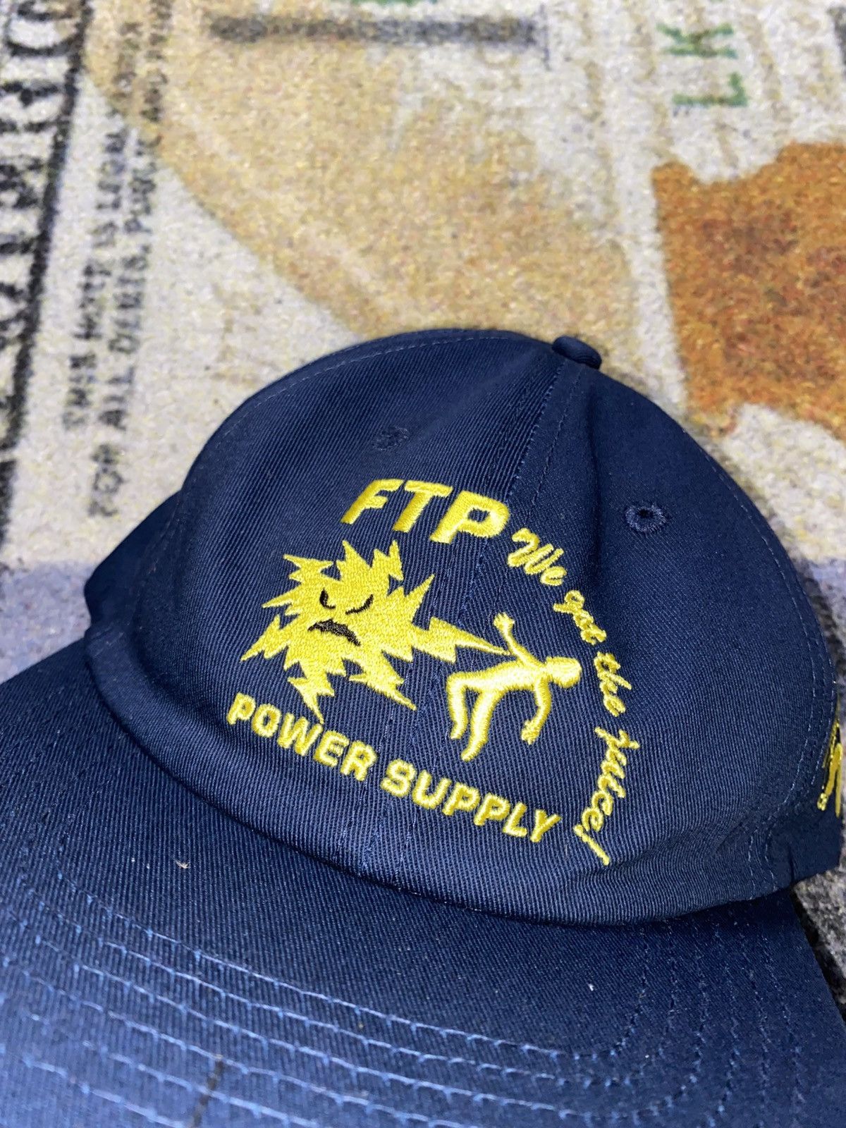 Fuck The Population Fuck The Population Power Supply 6 Panel Hat Navy Size ONE SIZE - 2 Thumbnail