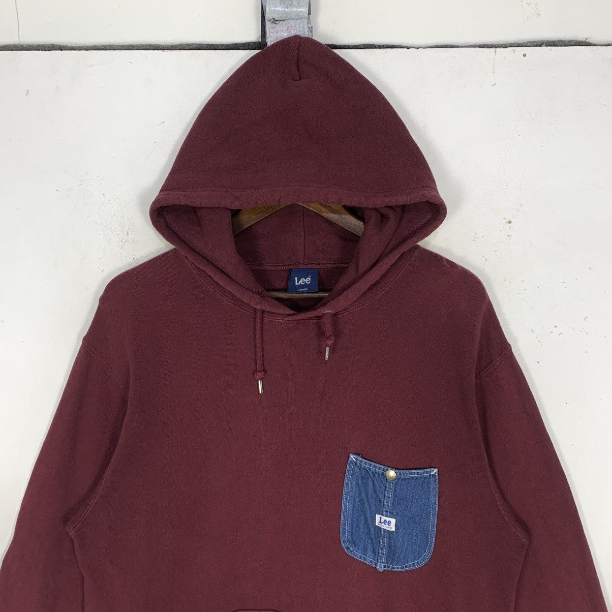 Lee vintage Lee Union Made denim pocket pullover hoodie sweater Size US M / EU 48-50 / 2 - 2 Thumbnail
