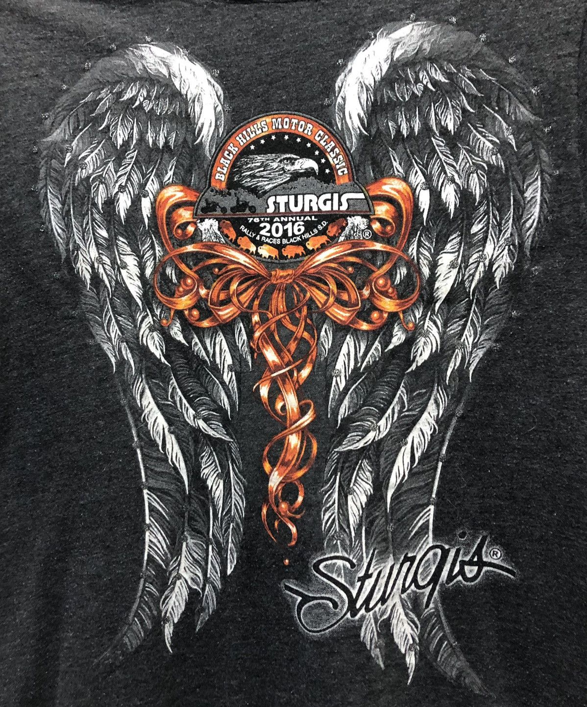 Vintage Black Hills Motor Classic Sturgis 78th Annual 2016 T-Shirt Size US XL / EU 56 / 4 - 3 Thumbnail
