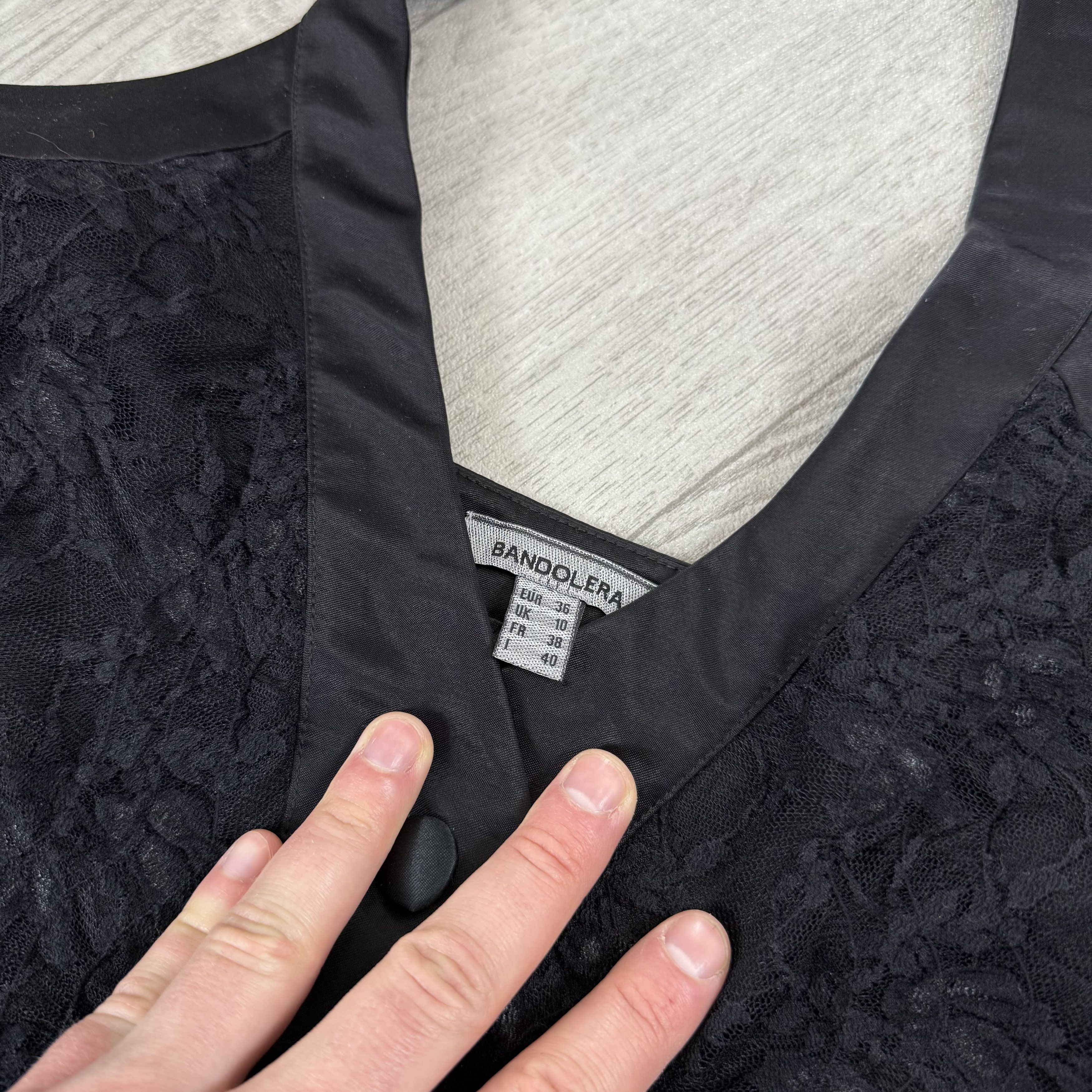 Vintage Vintage Grunge Lace Crop Top Button Up Vest Size M / US 6-8 / IT 42-44 - 9 Thumbnail
