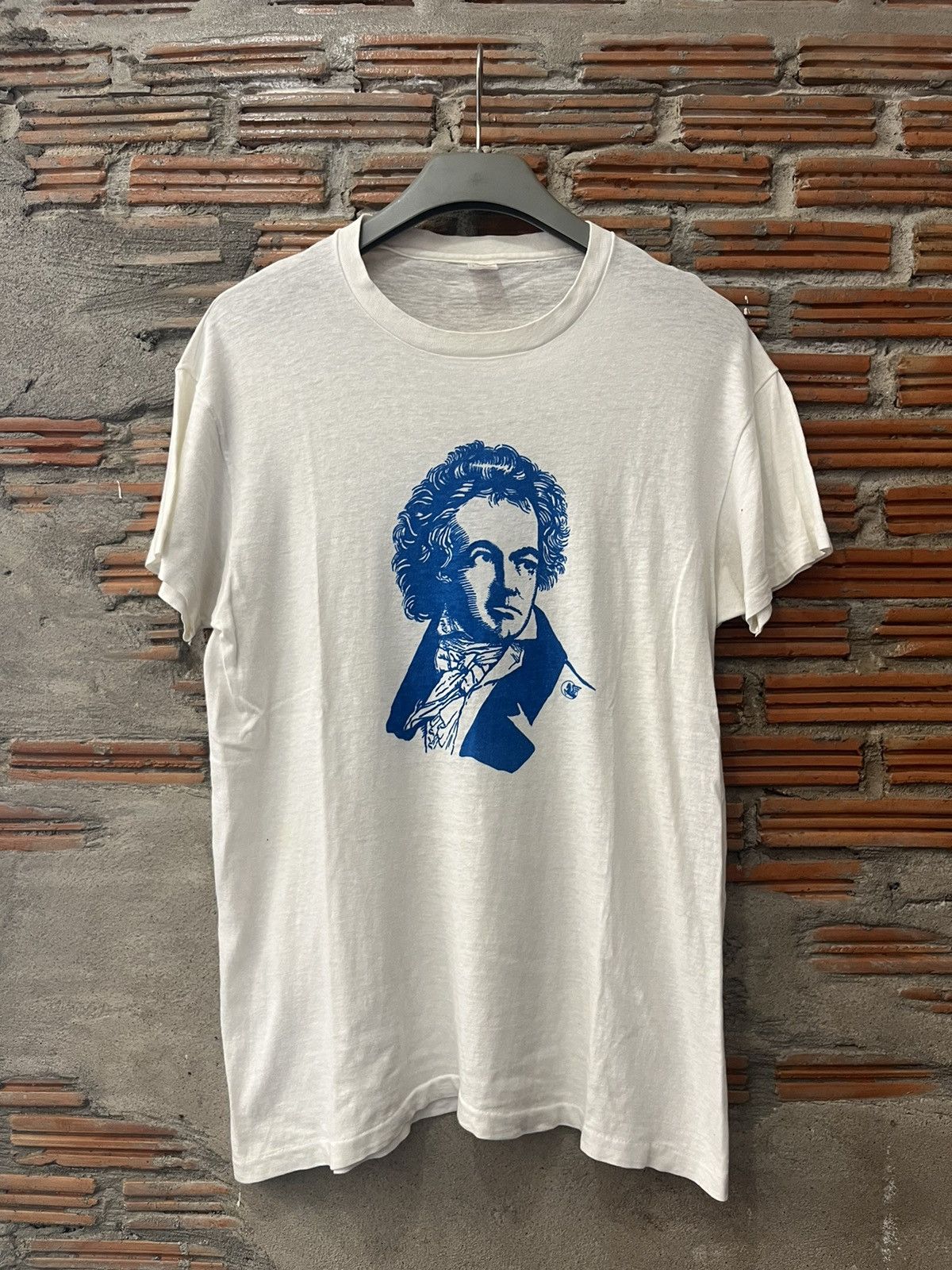 Arts & Science Vintage Ludwigvan BEETHOVEN Art Face 1970’s-1980’s Tshirt Size US L / EU 52-54 / 3 - 2 Thumbnail