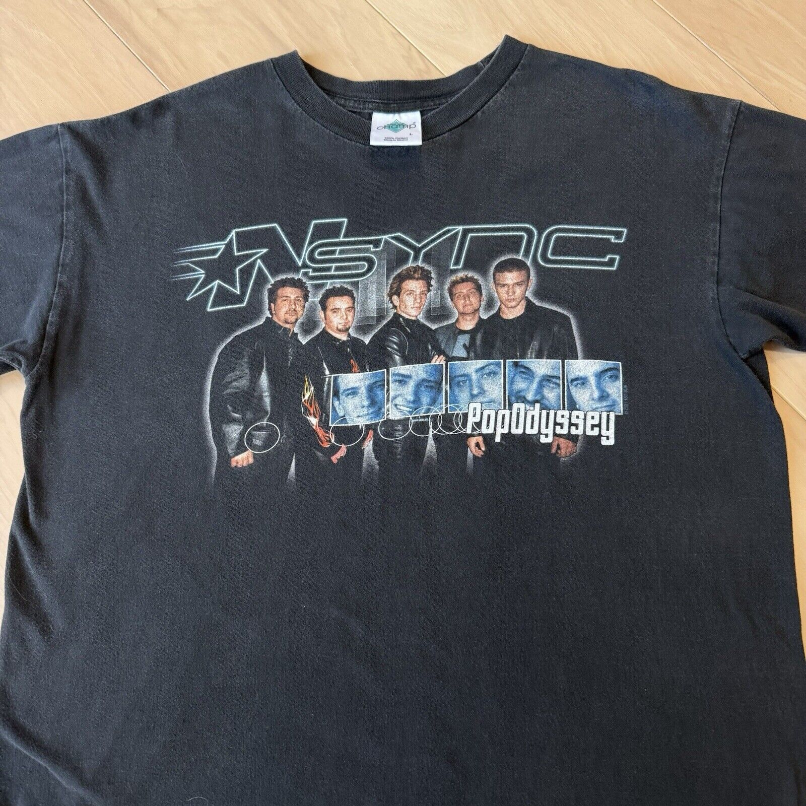 Band Tees × Vintage Vintage Nsync Pop Odyssey Shirt Large Black Y2K Music Tour Size US L / EU 52-54 / 3 - 3 Thumbnail