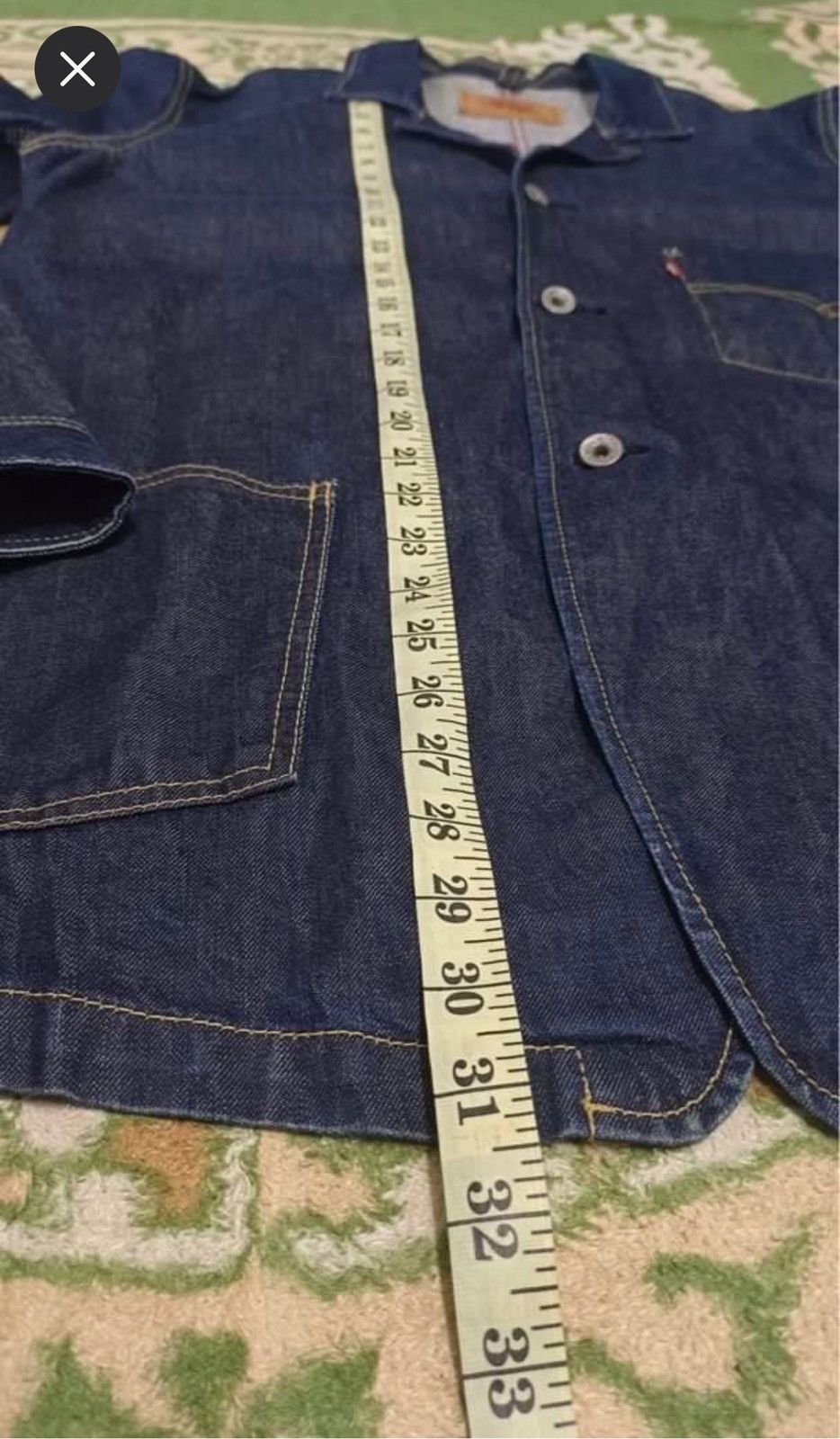 Japanese Brand × Levi's Vintage Clothing Vintage Levis 70741 Stamp J30 Denim Jacket Blazer Size US M / EU 48-50 / 2 - 9 Thumbnail