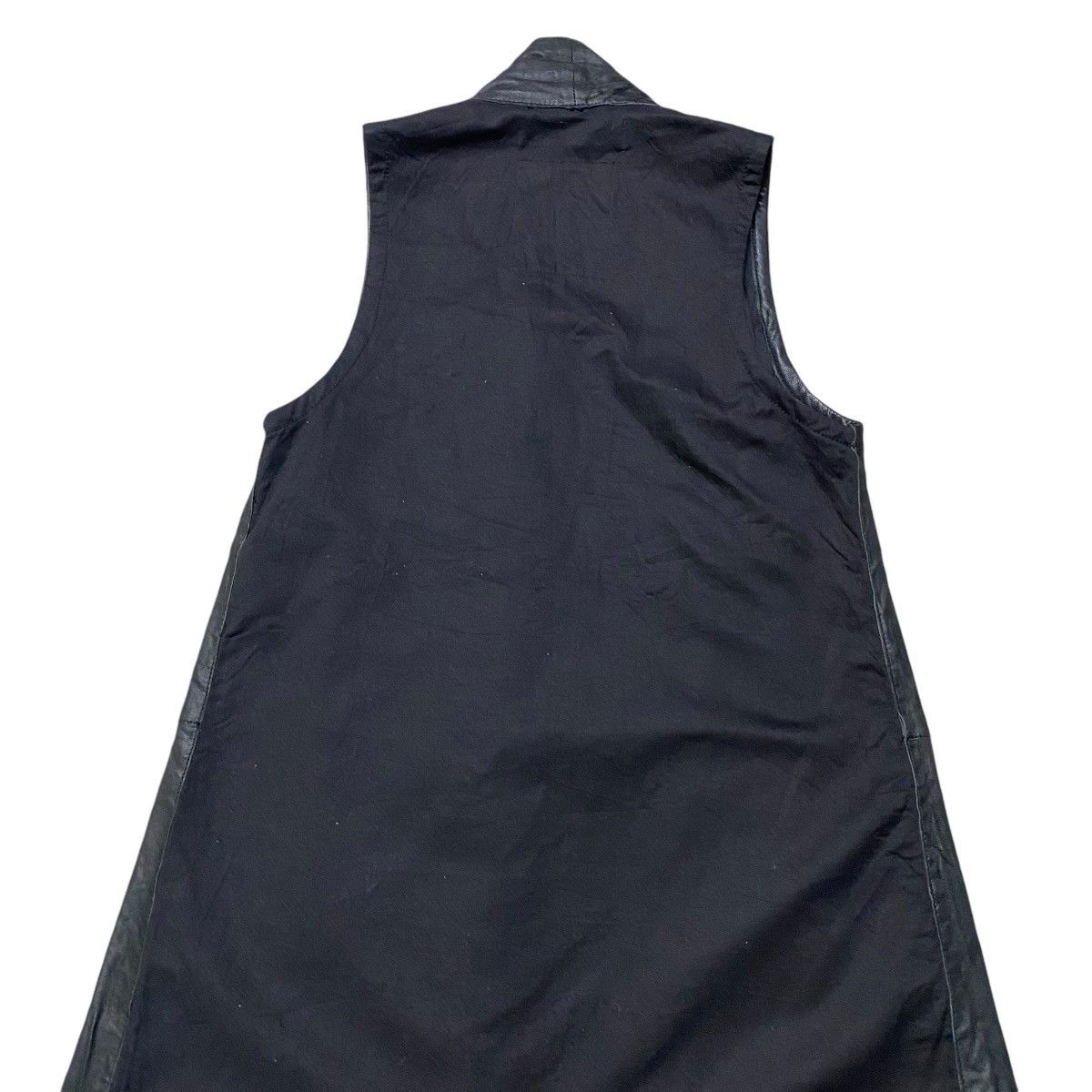 GOA Panaji G.O.A Lambskin Leather Asymmetrical Vest Size M / US 6-8 / IT 42-44 - 7 Thumbnail