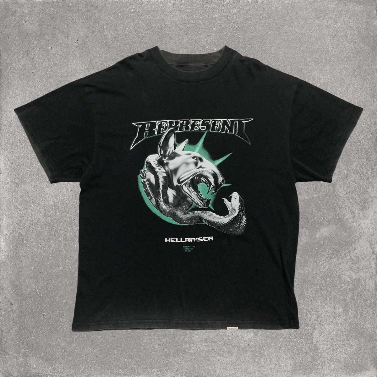Represent Clo. Represent Medium Hell Raiser Vintage Black Tee Size US M / EU 48-50 / 2 - 1 Thumbnail