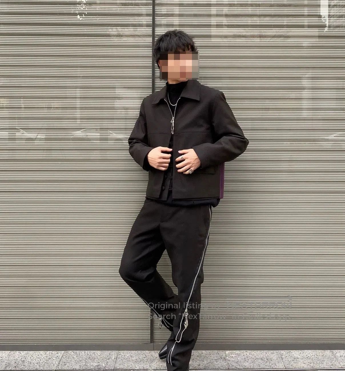 Namacheko namacheko tailored biker jacket in black. Size US L / EU 52-54 / 3 - 8 Thumbnail