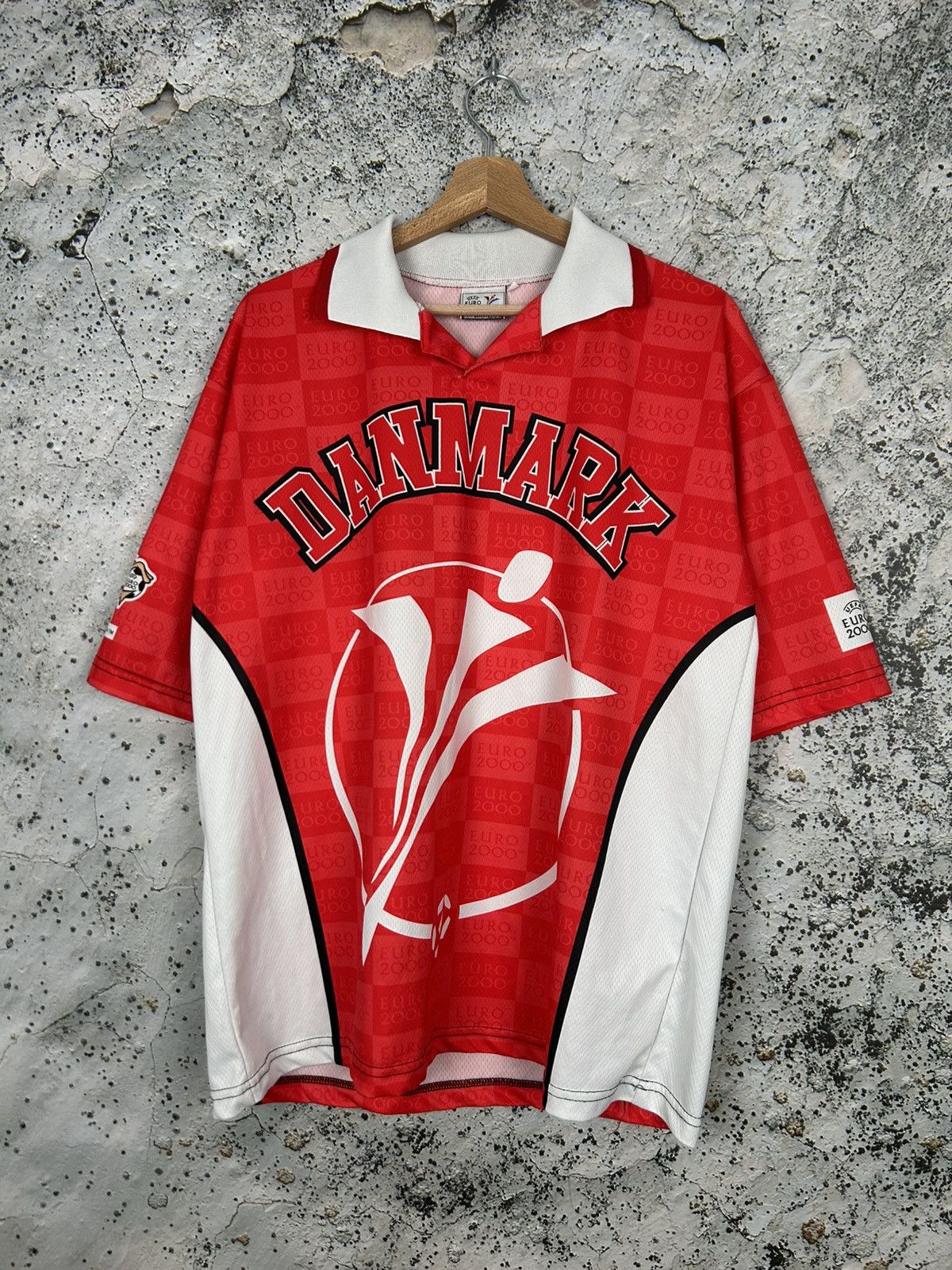 Vintage Vintage Euro 2000 Denmark Soccer Jersey Football World Cup Size US L / EU 52-54 / 3 - 1 Thumbnail