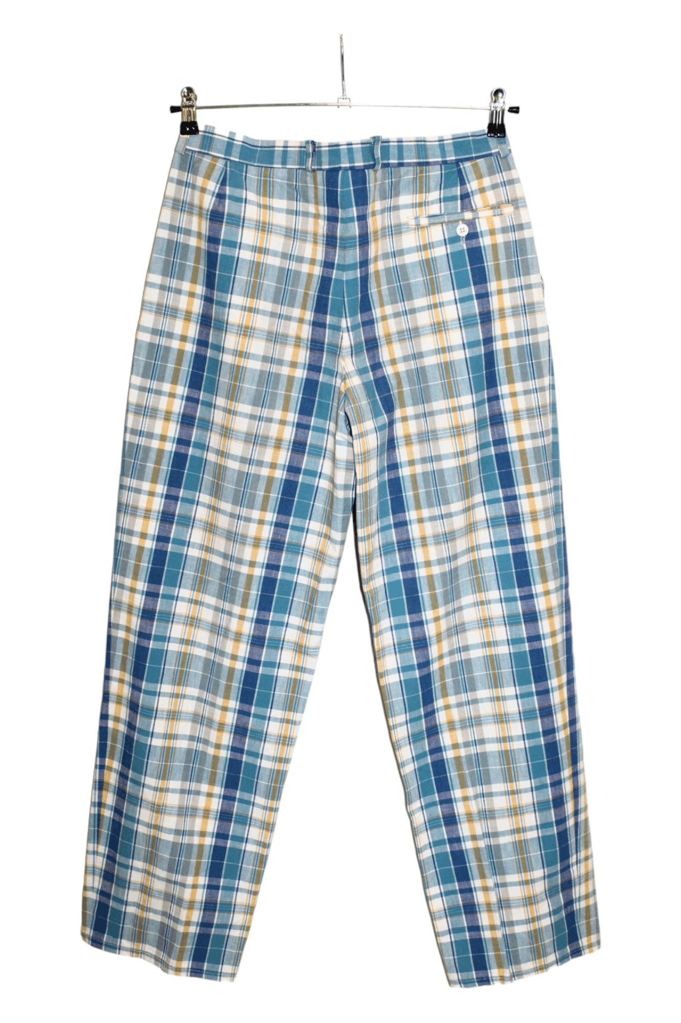 Lacoste 80s Chemise Lacoste Relaxed Double-check Cotton Casual Pants Size US 32 / EU 48 - 2 Thumbnail