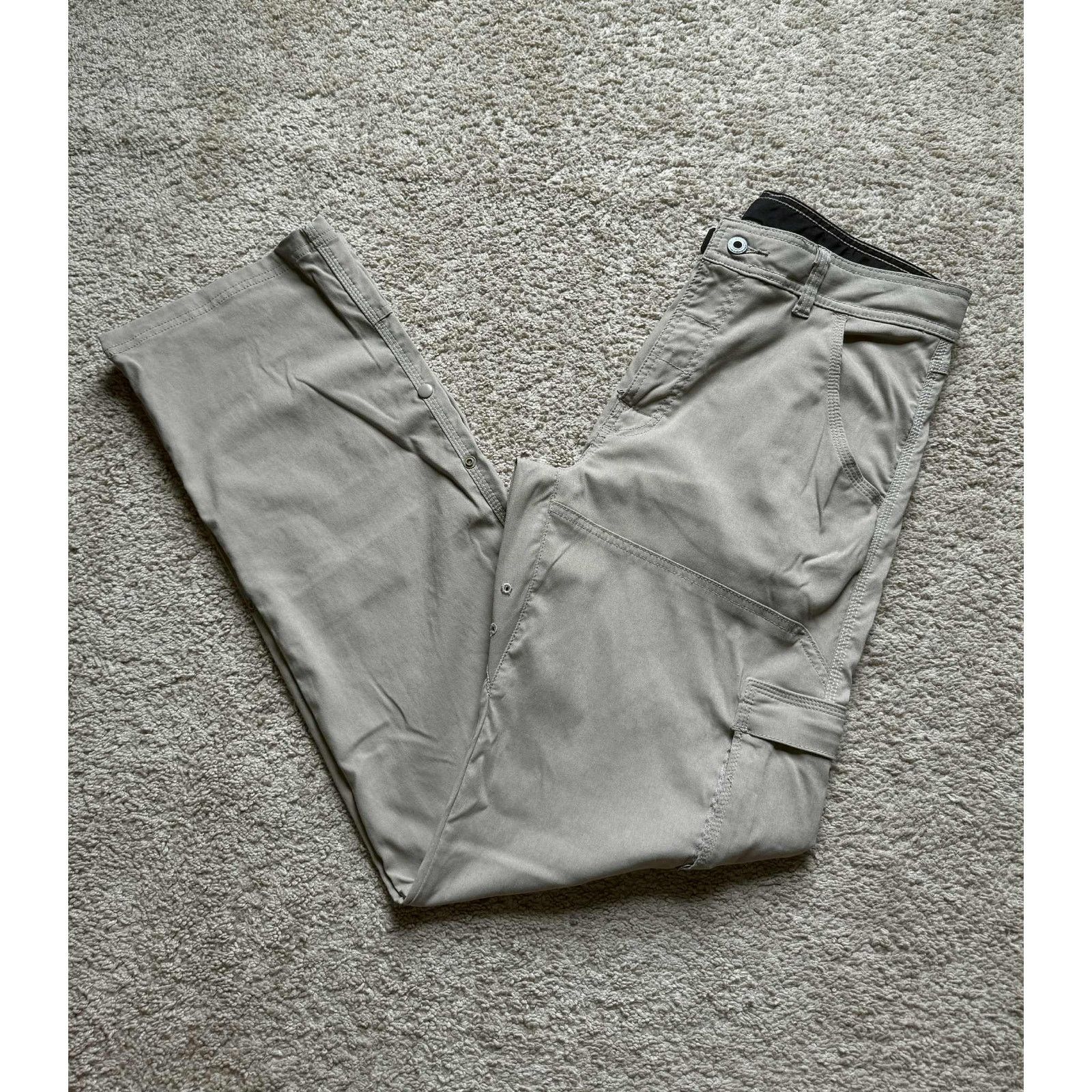 Prana prAna Stretch Zion Outdoor HikingPant II Sandbar Men's Med Size US 34 / EU 50 - 7 Thumbnail
