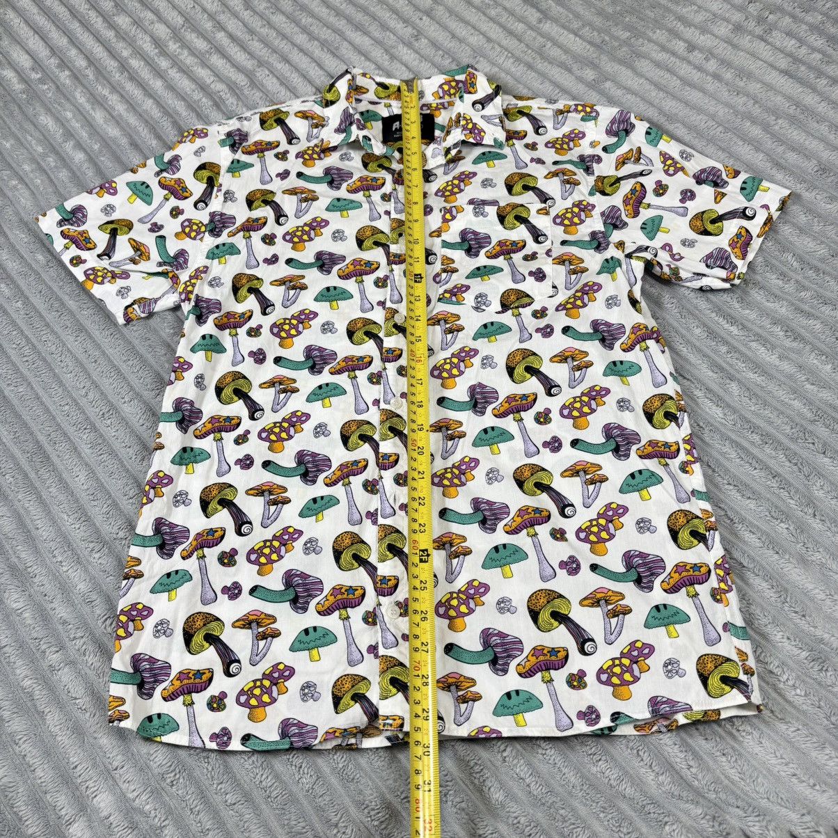 Other ALab Men's Button Down Shirt Mushrooms Multicolor Sz Large Size US L / EU 52-54 / 3 - 4 Thumbnail