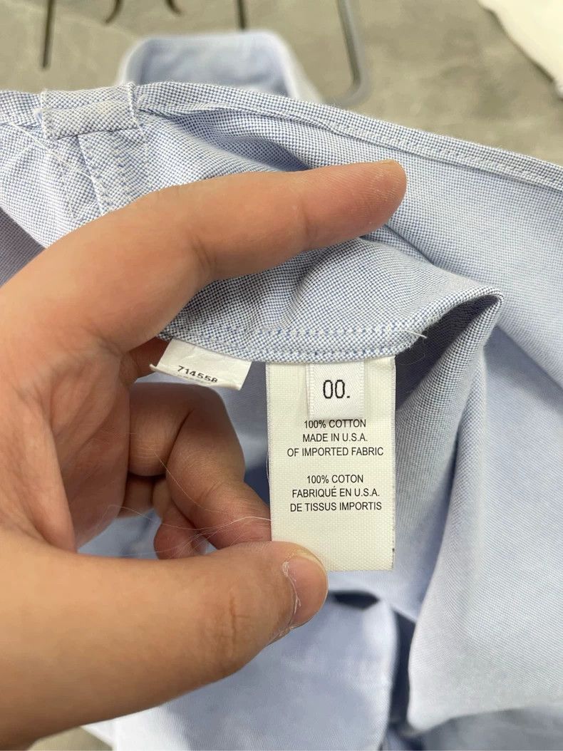 Thom Browne Thom Browne Armband straight shirt, blue Size US XS / EU 42 / 0 - 4 Thumbnail