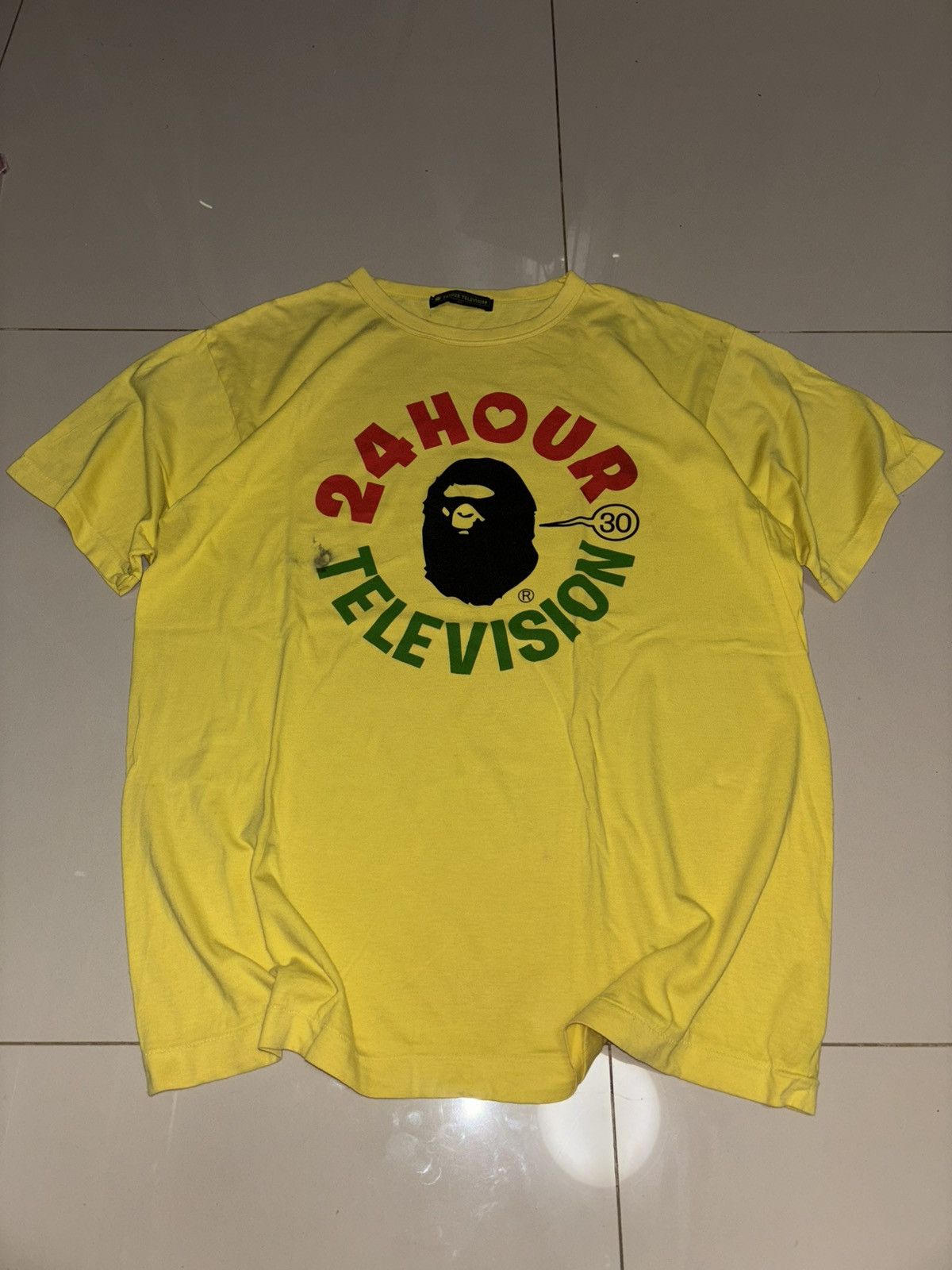 Bape 💥Vintage Trashed Bape x 24 Hour Television Size US XL / EU 56 / 4 - 2 Thumbnail