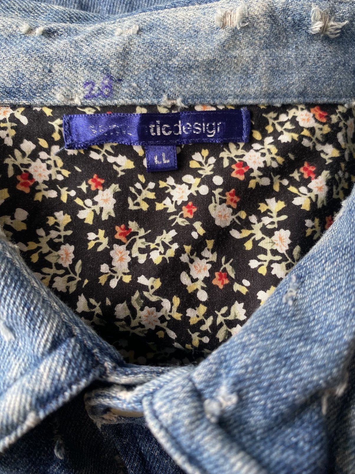 semanticdesign Semantic Design Western Shirt Distressed Design Size US M / EU 48-50 / 2 - 12 Thumbnail