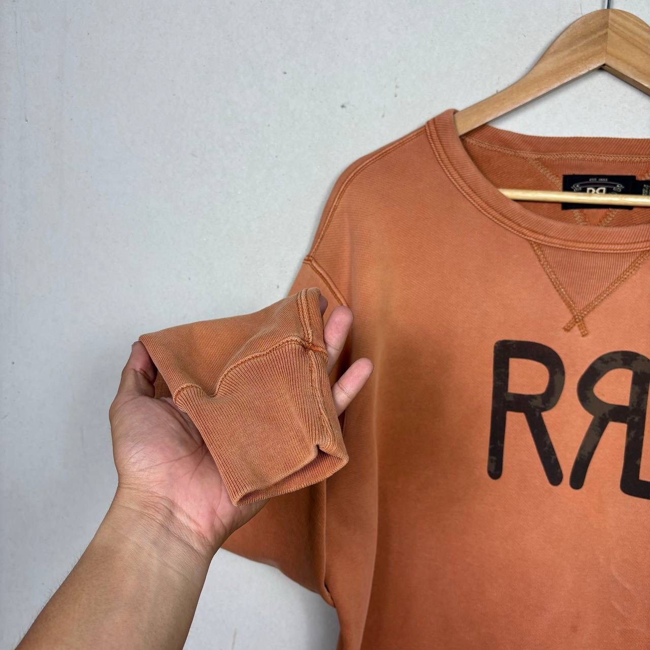 RRL Ralph Lauren ‼️FINAL DROP‼️ RRL Ralph Lauren Ranch Logo Sweatshirt Orange M Size US M / EU 48-50 / 2 - 6 Thumbnail