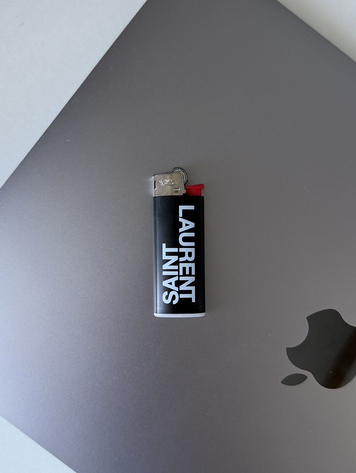 Saint Laurent Paris Saint Laurent Lighter - “Saint Laurent” Black Size ONE SIZE - 2 Thumbnail