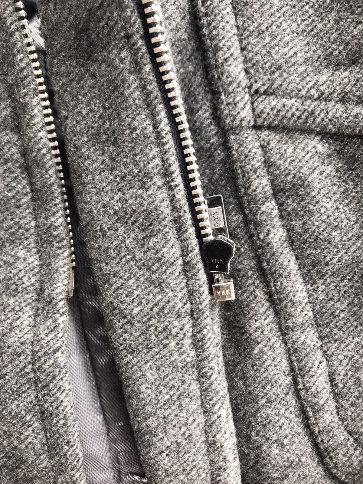 Designer × Japanese Brand × Takeo Kikuchi Vintage Takeo Kikuchi Gray Coats Jacket Size L / US 10 / IT 46 - 9 Thumbnail