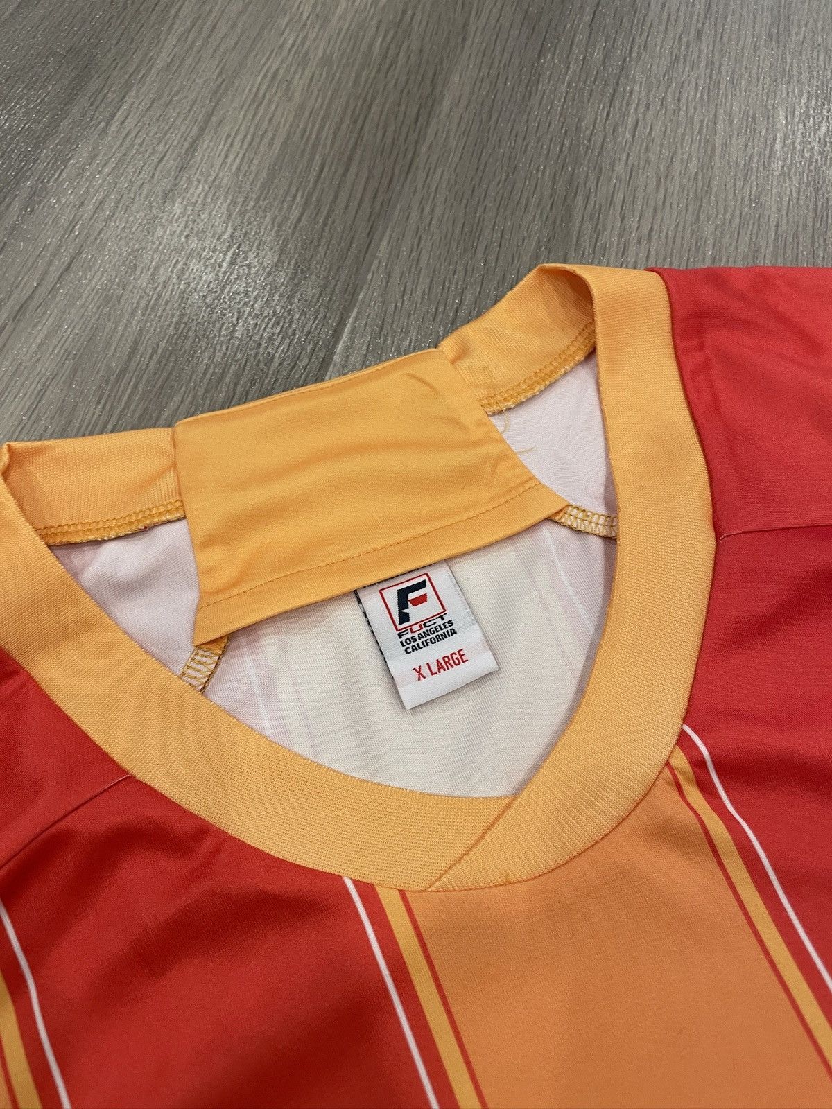 FUCT Fuct orange soccer jersey Size US XL / EU 56 / 4 - 3 Thumbnail