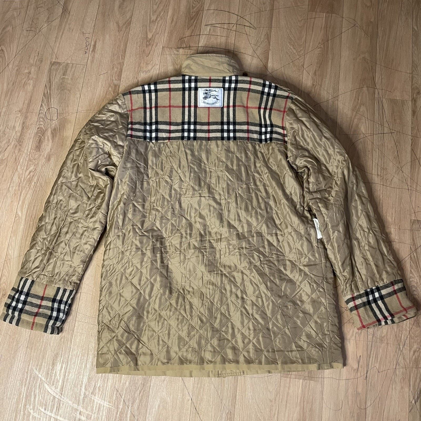 Burberry VINTAGE Burberry women jacket winter Nova Check OVERCOAT Size L / US 10 / IT 46 - 8 Thumbnail