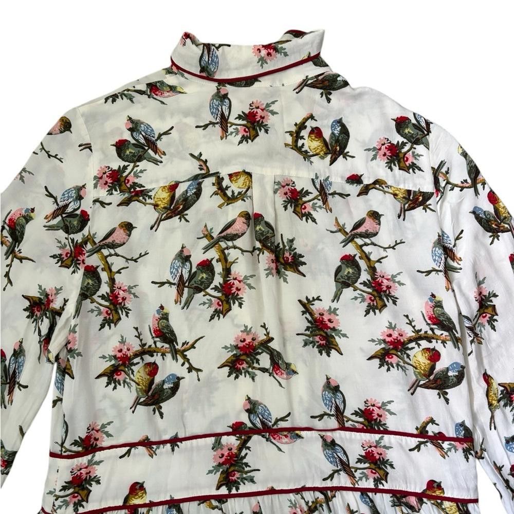 Baum und Pferdgarten RARE Baum und Pferdgarten Dandy Bird Button Up Midi Dress Size S / US 4 / IT 40 - 7 Thumbnail