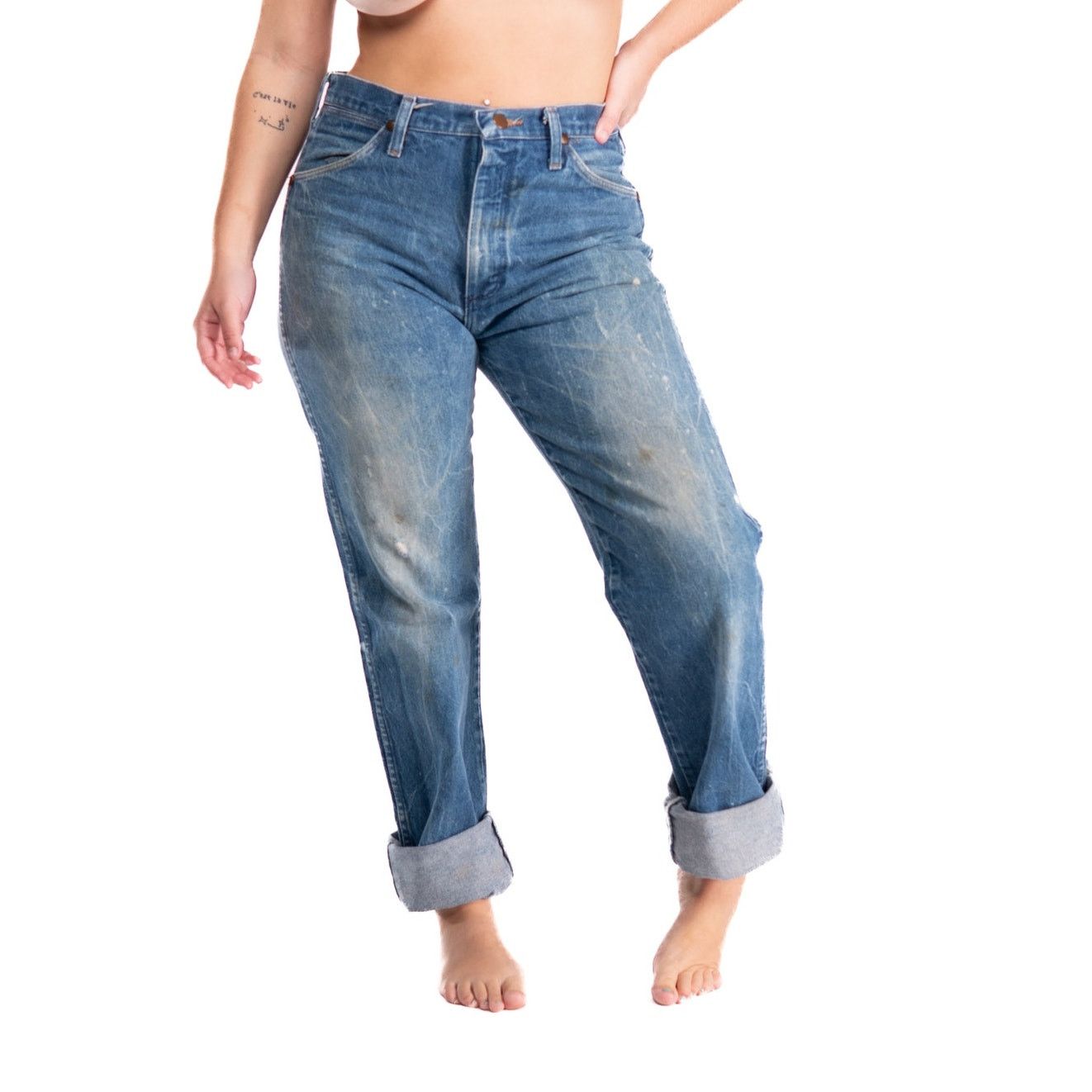 Wrangler Vintage 80s Wrangler Denim Original Cowboy Cut Jeans - USA Size US 33 - 4 Thumbnail