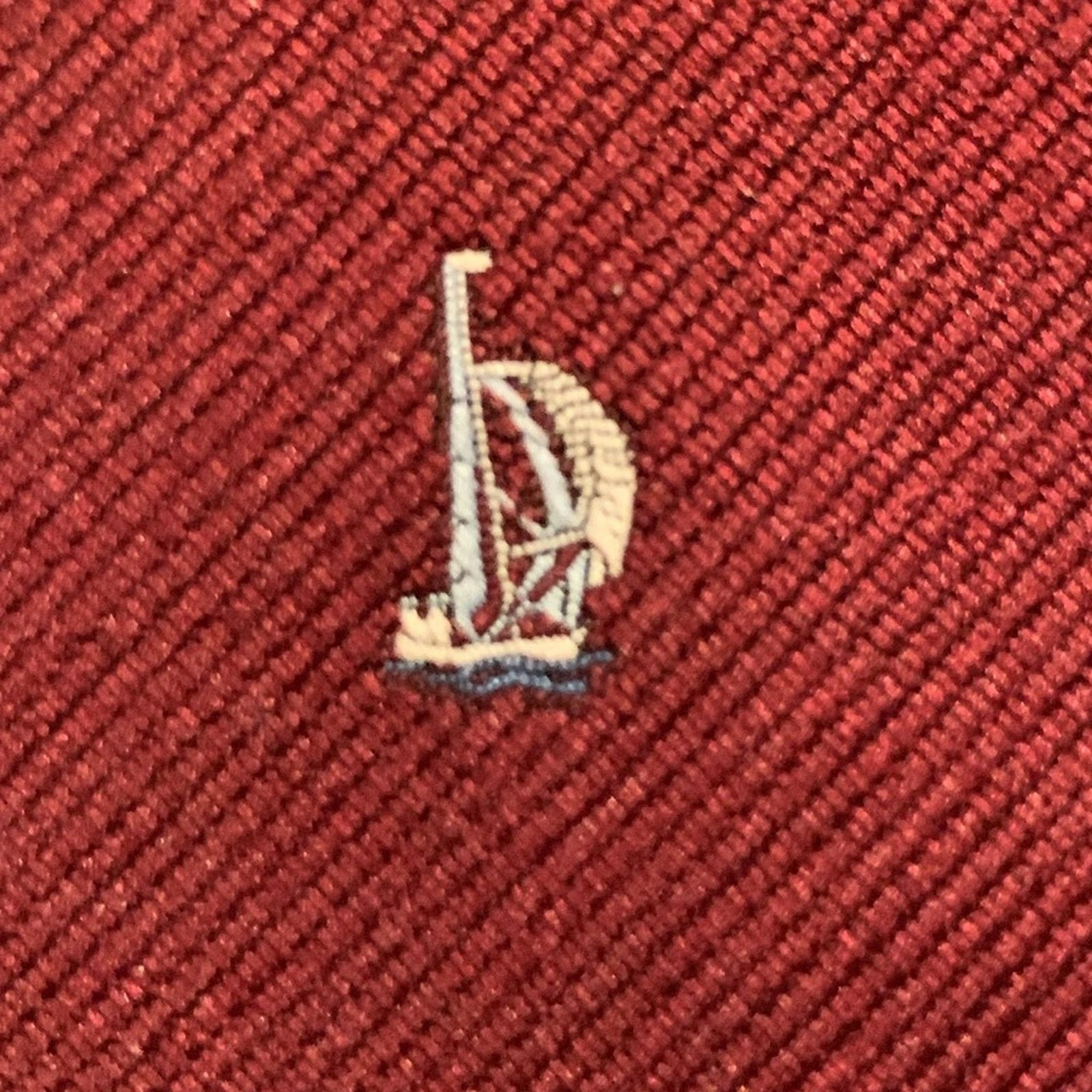 Vintage 70’s Rivetz of Boston sailboats necktie BOSTON SAILBOATS TIE Size ONE SIZE - 4 Thumbnail