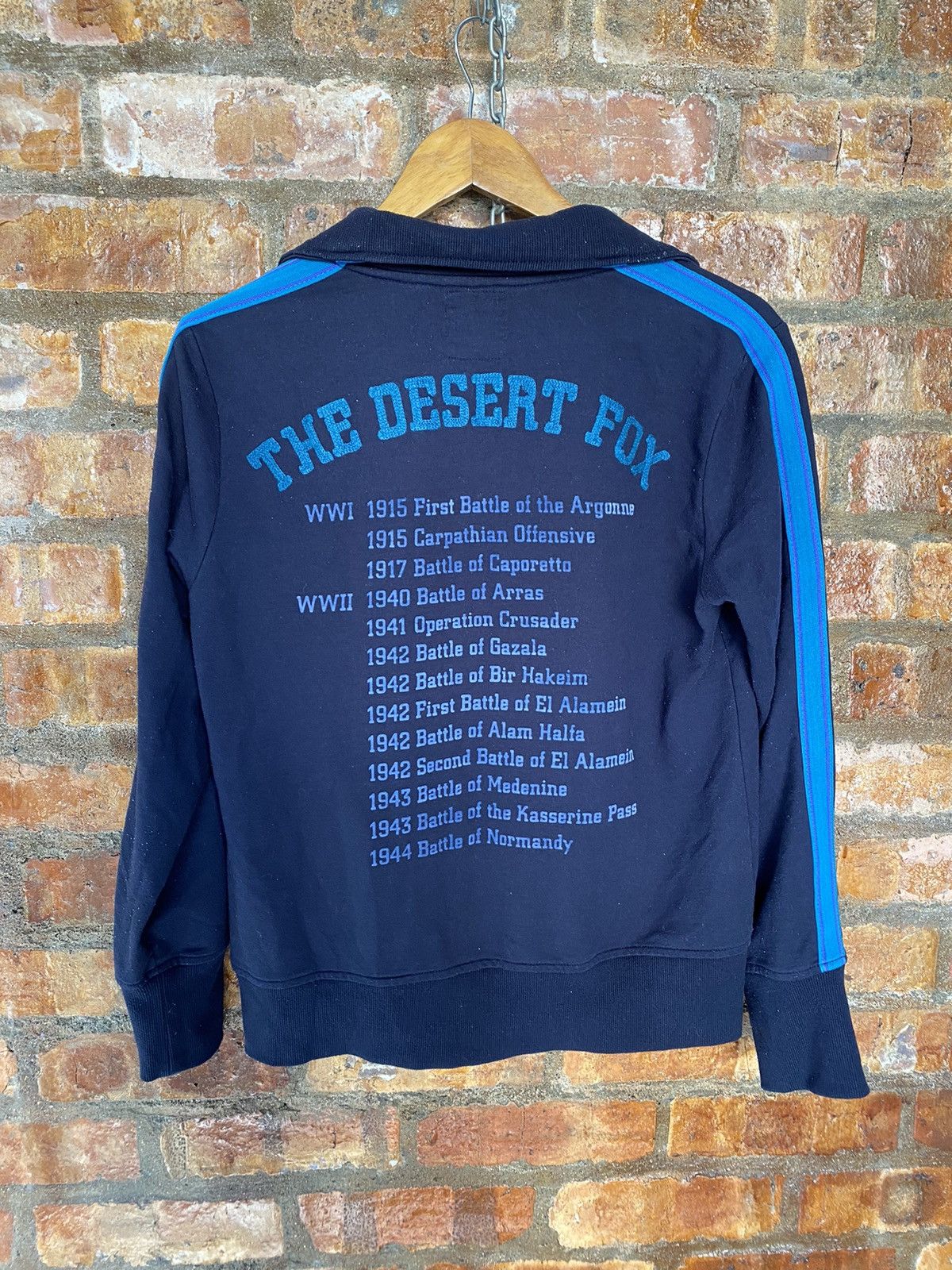 PPFM Vtg PPFM double Zipper Desert Fox World Wars 11 track jacket Size US M / EU 48-50 / 2 - 10 Thumbnail