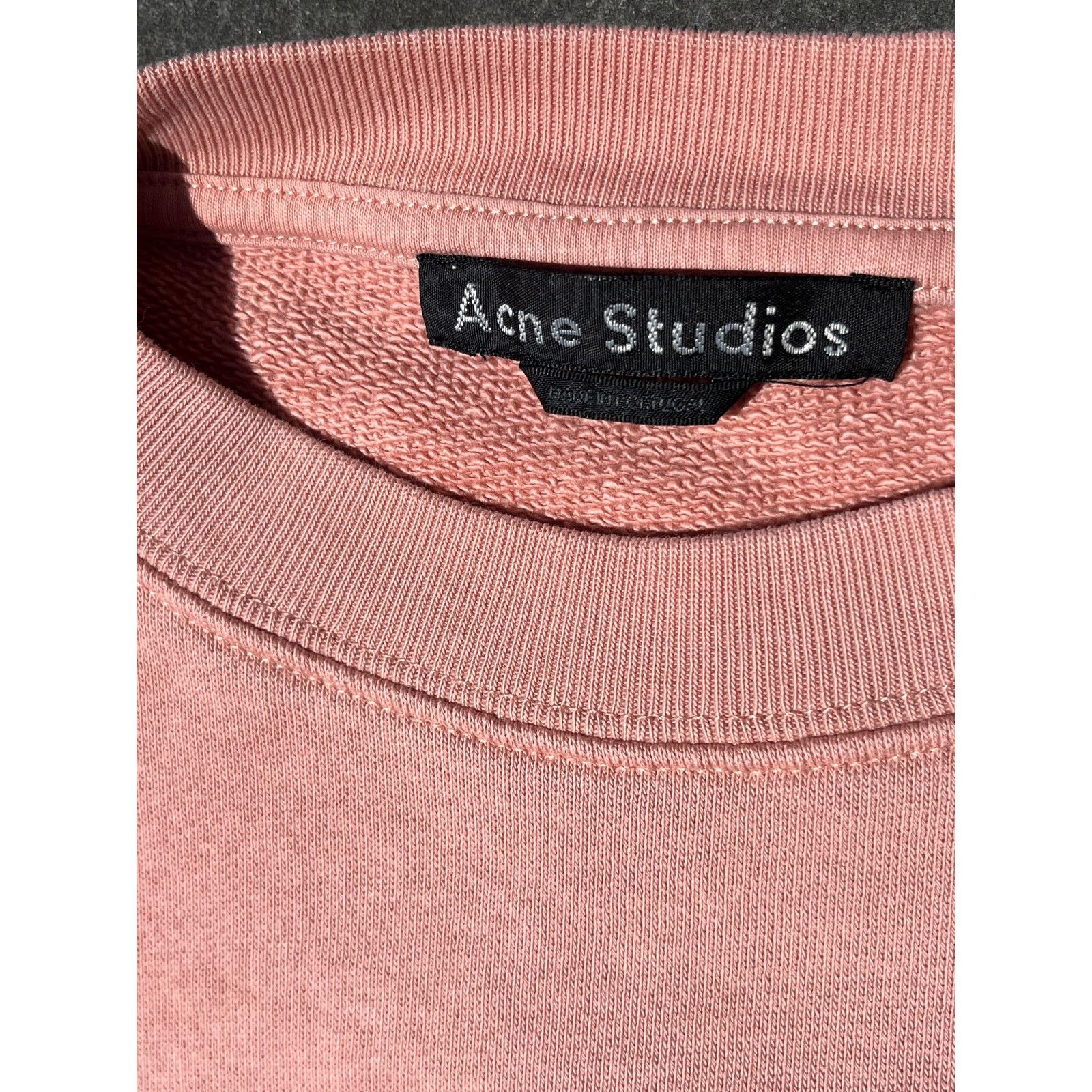Acne Studios Acne Studios Fairview Face Sweatshirt XS Salmon Crewneck Size XS / US 0-2 / IT 36-38 - 3 Thumbnail