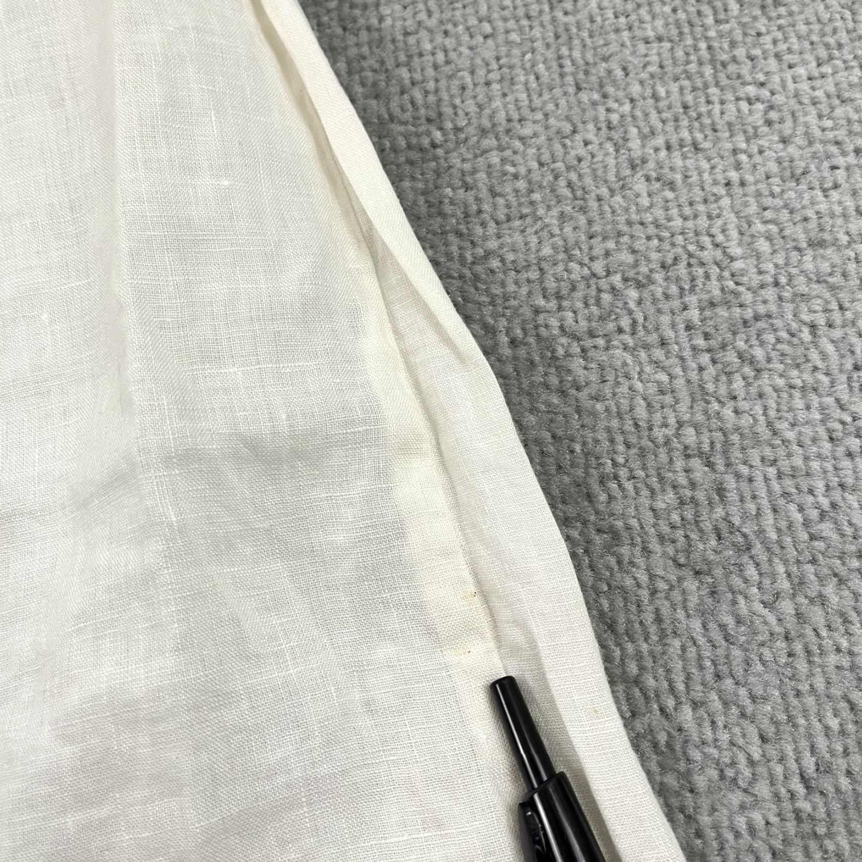 Vintage CP SHADES Skirt Women Large White Linen A-Line Pull On Elastic Waist Minimalist Bohemian Size 36" / US 14 / IT 50 - 5 Thumbnail